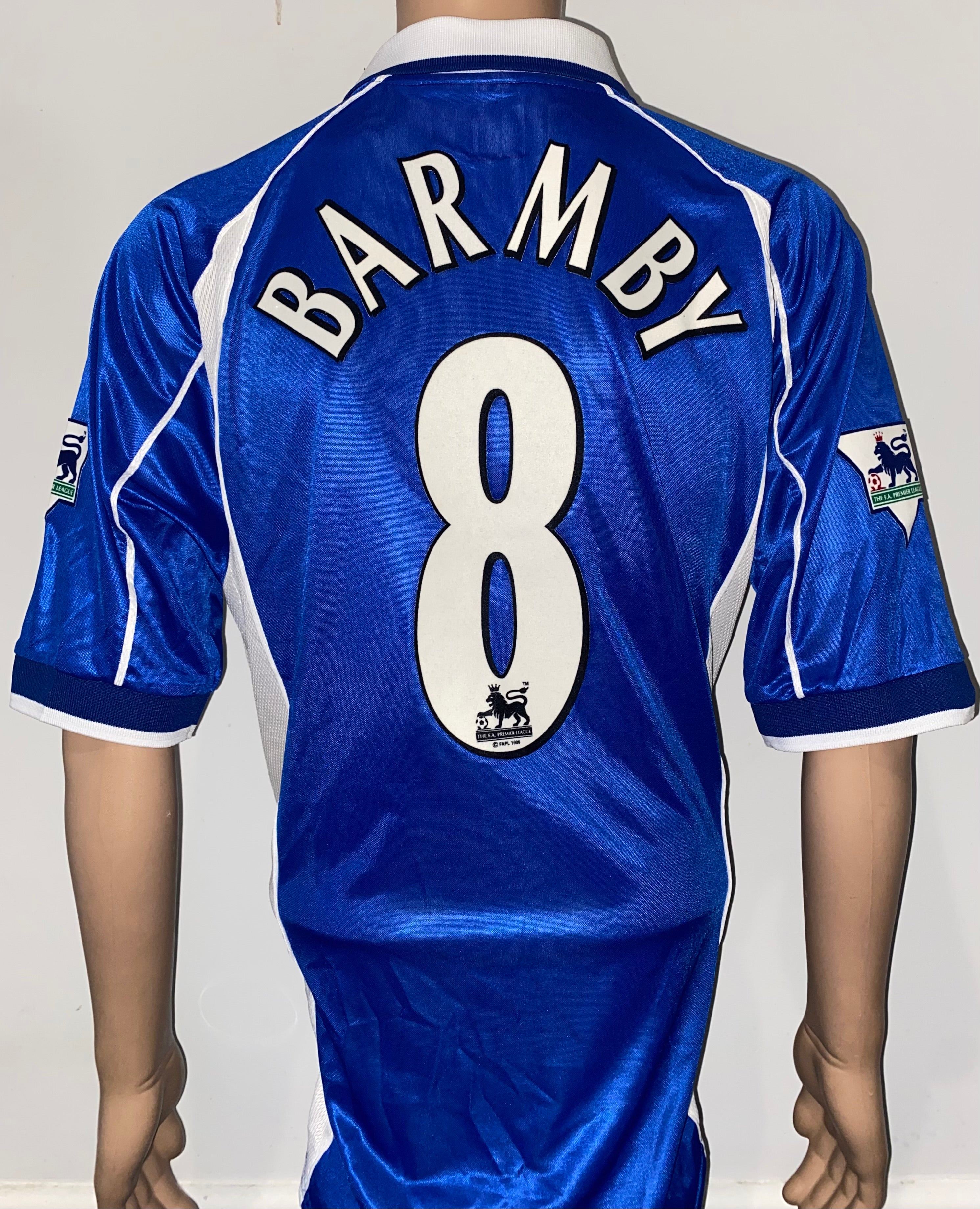 2000/01 EVERTON MATCH ISSUE HOME SHIRT (BARMBY #8)