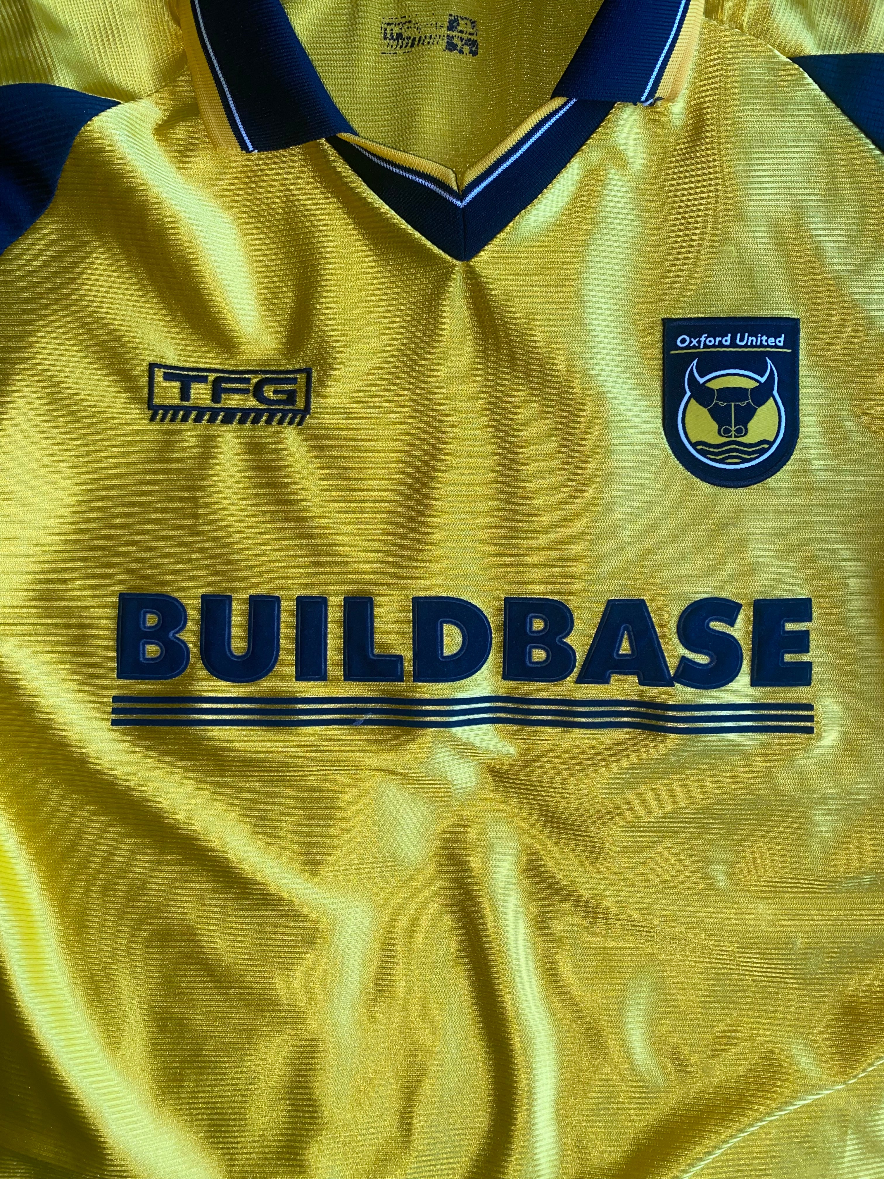 2001/02 OXFORD UNITED MATCH WORN HOME SHIRT (SAVAGE #4)