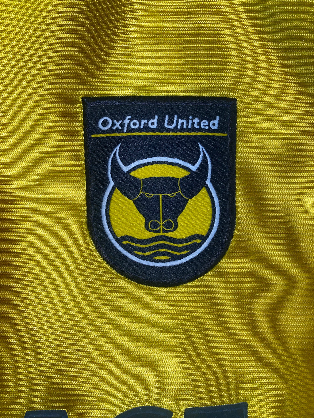 2001/02 OXFORD UNITED MATCH WORN HOME SHIRT (SAVAGE #4)