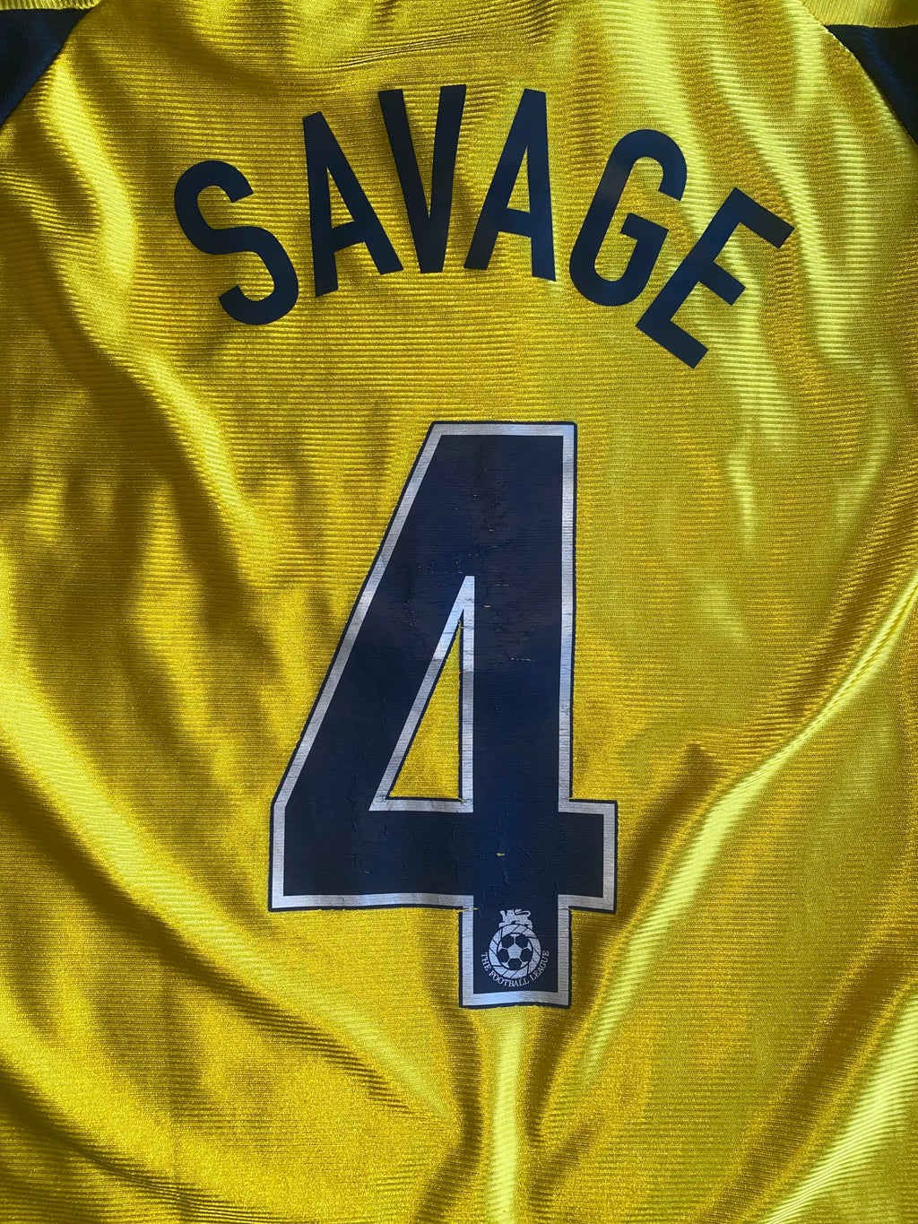 2001/02 OXFORD UNITED MATCH WORN HOME SHIRT (SAVAGE #4)