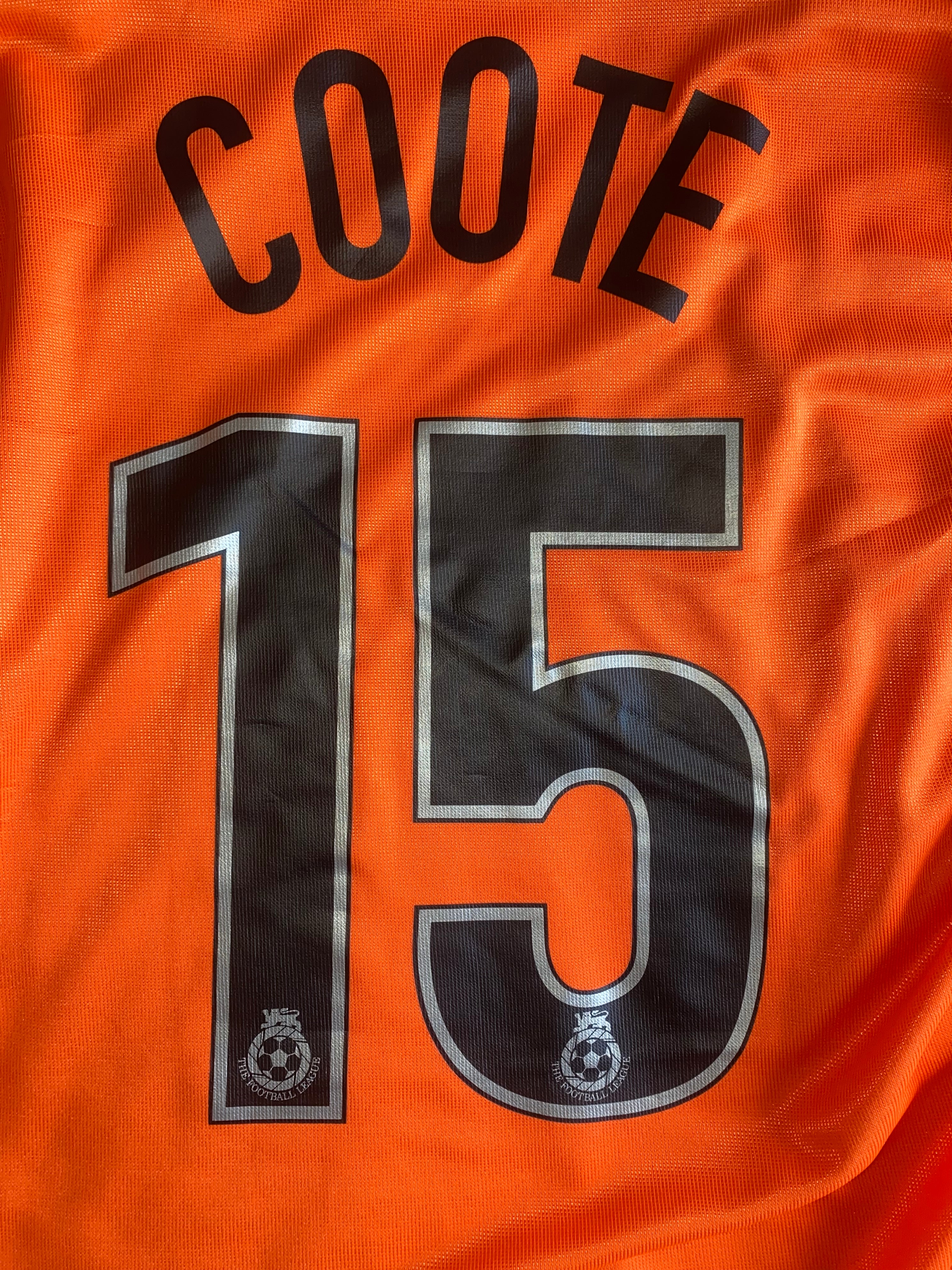 2003/04 COLCHESTER UNITED MATCH ISSUE HOME SHIRT (COOTE #15)