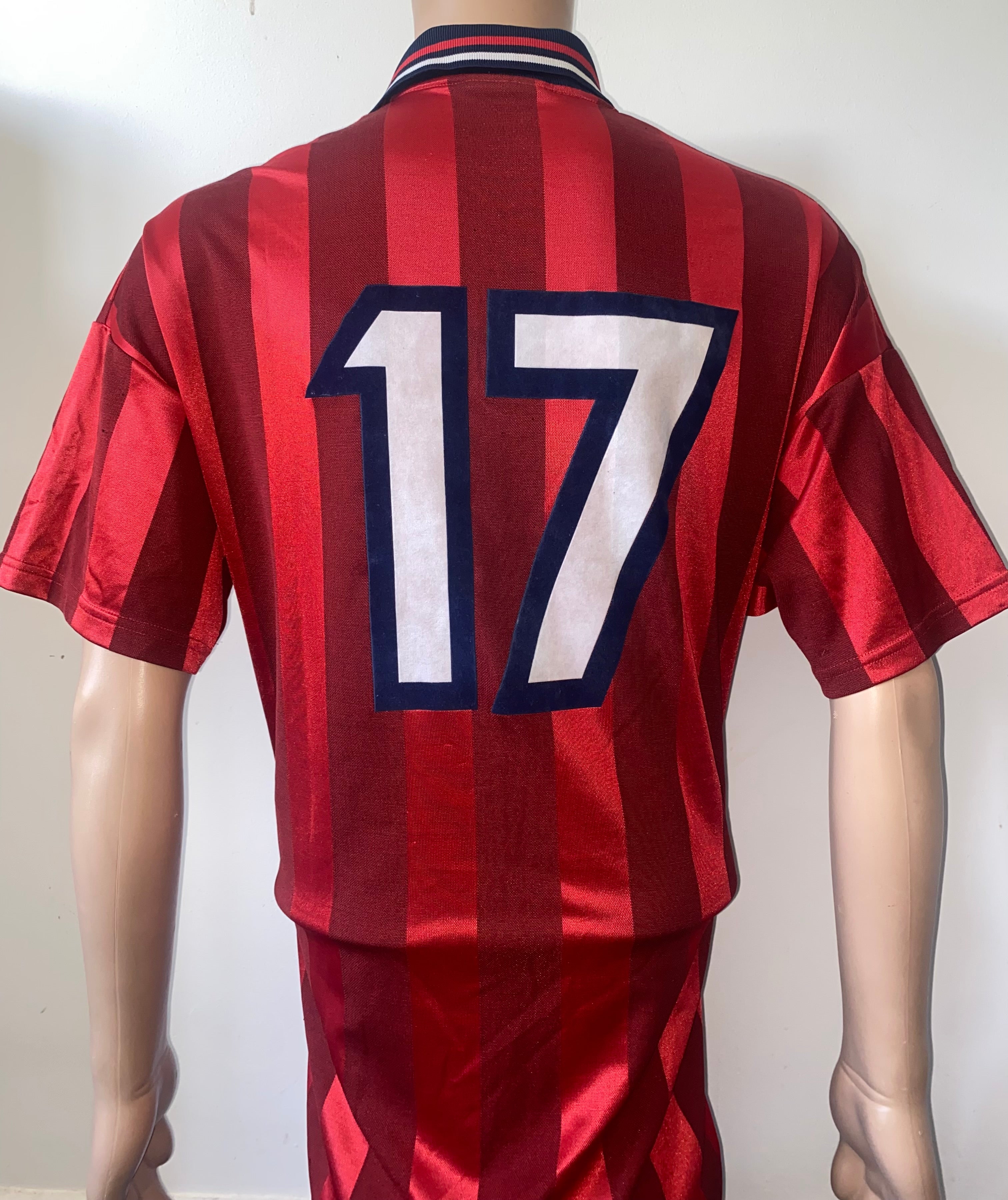1997 ENGLAND MATCH ISSUE AWAY SHIRT #17