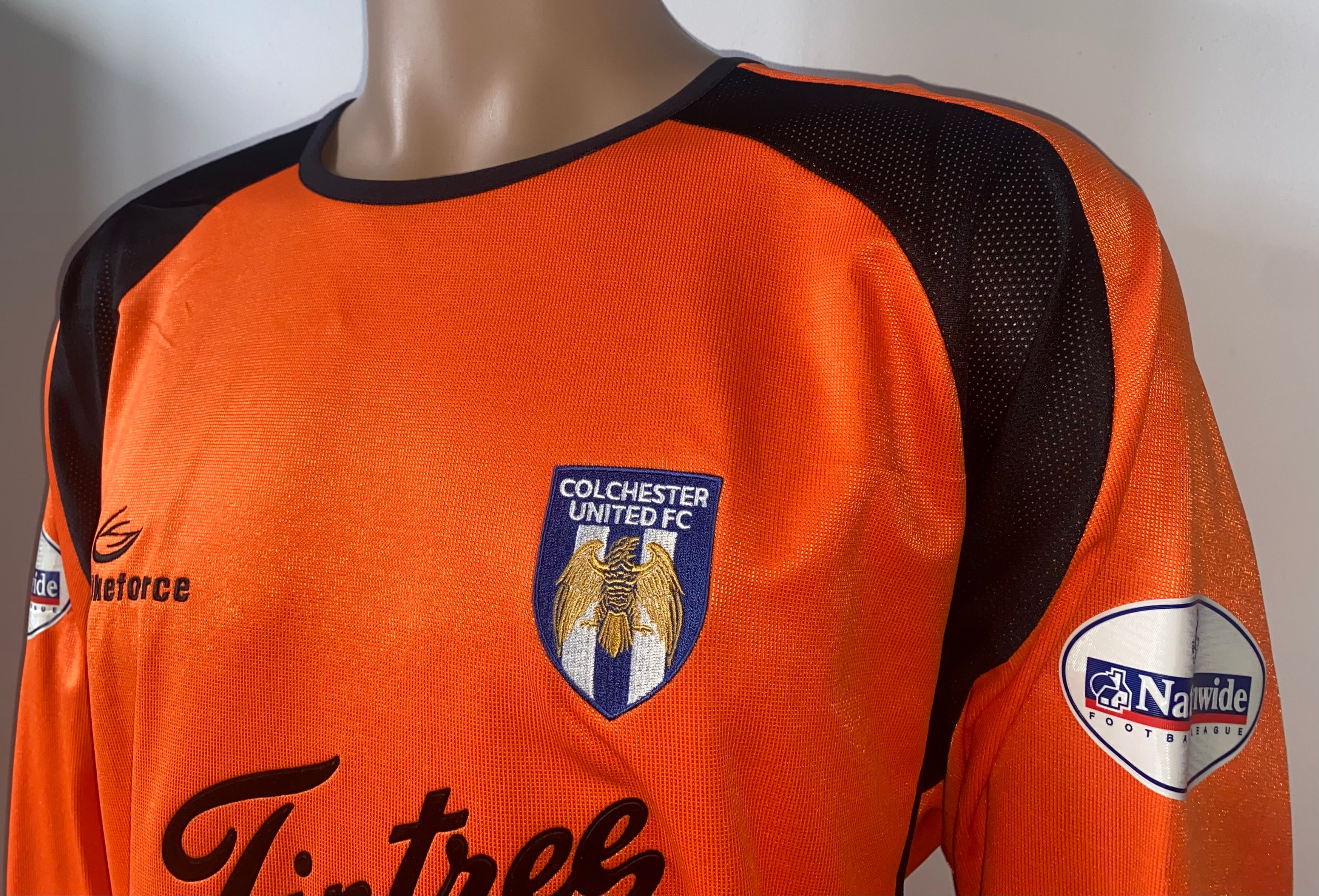 2003/04 COLCHESTER UNITED MATCH ISSUE HOME SHIRT (COOTE #15)