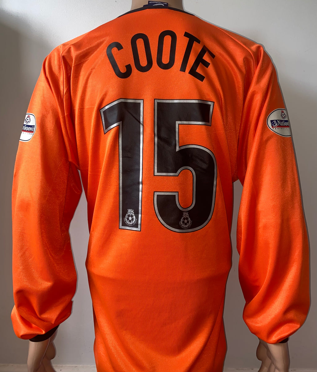 2003/04 COLCHESTER UNITED MATCH ISSUE HOME SHIRT (COOTE #15)