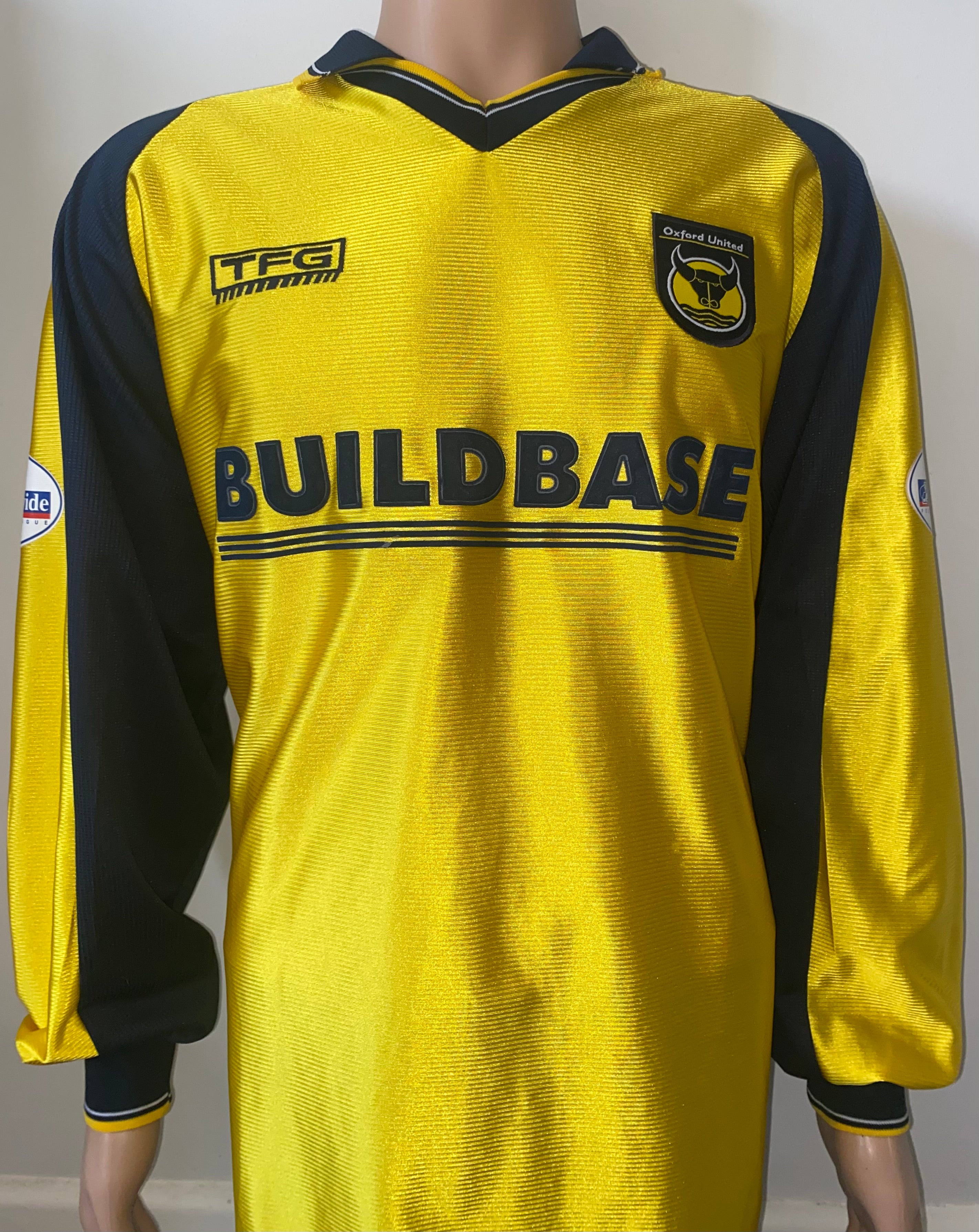 2001/02 OXFORD UNITED MATCH WORN HOME SHIRT (SAVAGE #4)