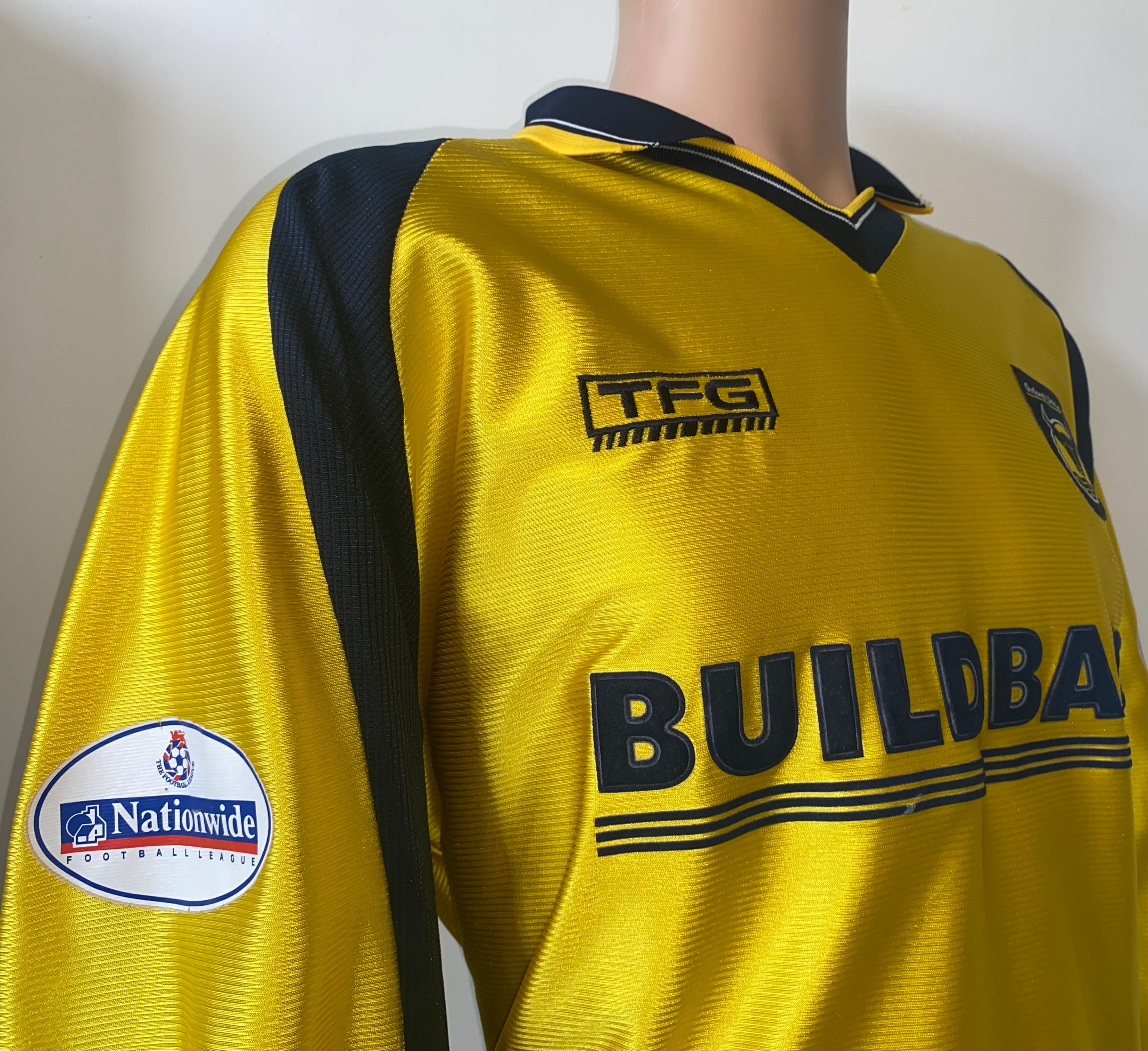 2001/02 OXFORD UNITED MATCH WORN HOME SHIRT (SAVAGE #4)