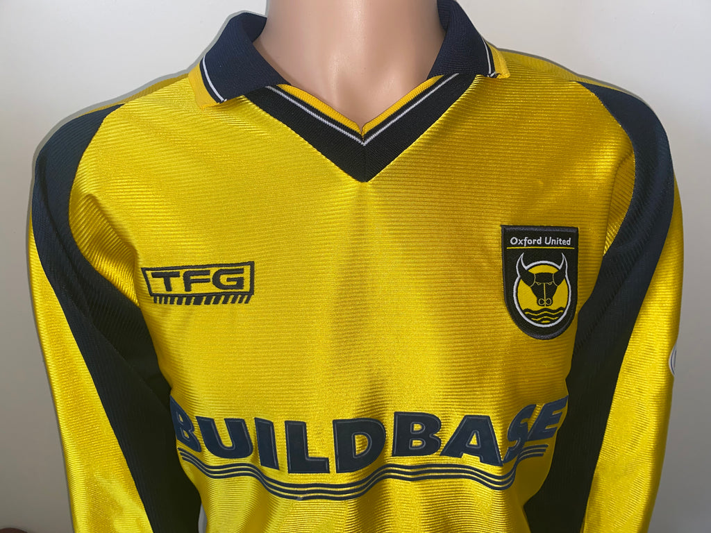 2001/02 OXFORD UNITED MATCH WORN HOME SHIRT (SAVAGE #4)