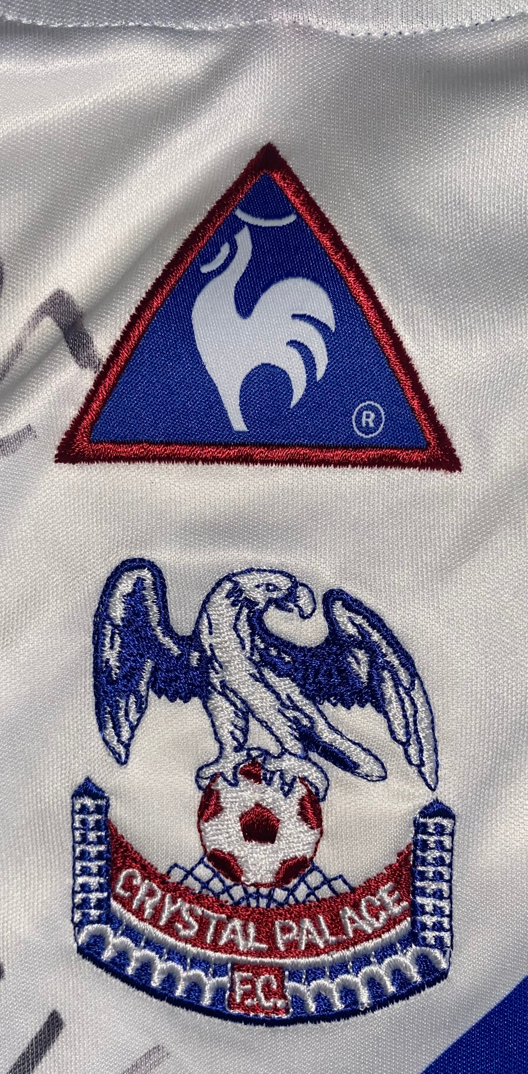 2002/03 CRYSTAL PALACE LE COQ SPORTIF MATCH WORN AWAY SHIRT (FLEMING #2)