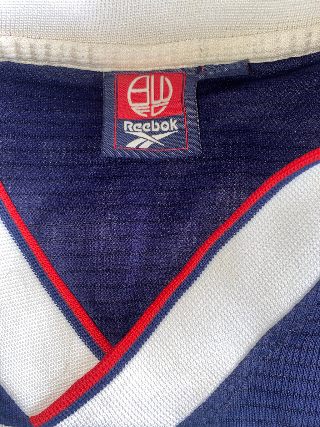 2000/01 BOLTON WANDERERS MATCH WORN HOME SHIRT (FARRELLY #23)