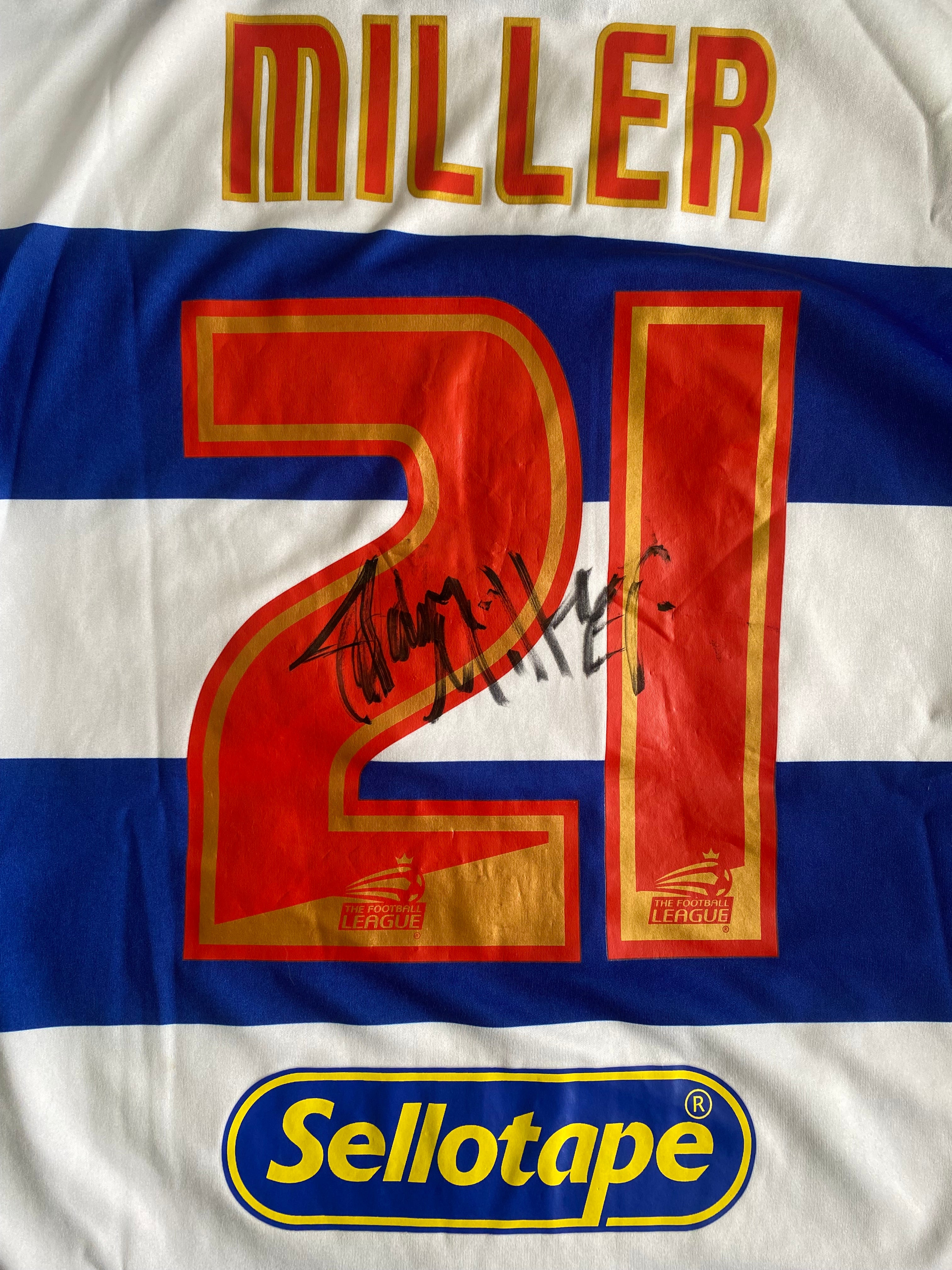 2005/06 QUEENS PARK RANGERS MATCH WORN HOME SHIRT (MILLER #21)
