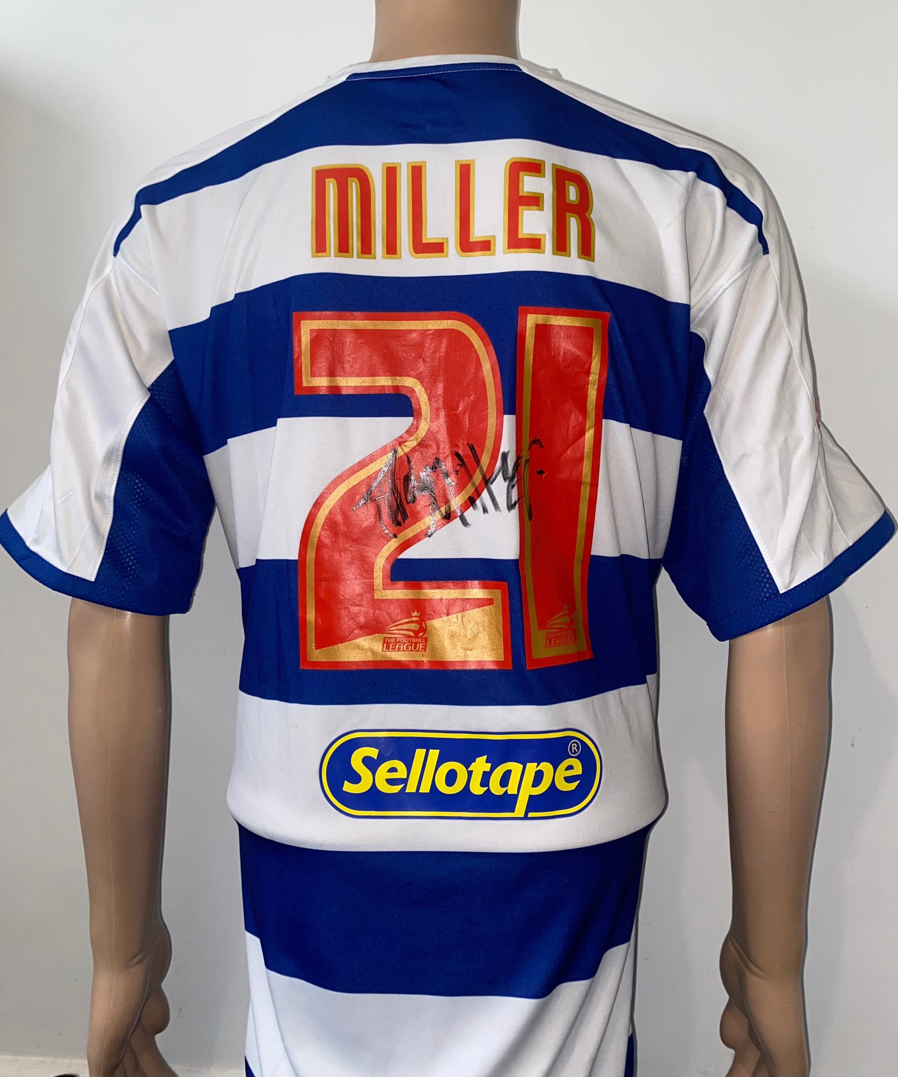 2005/06 QUEENS PARK RANGERS MATCH WORN HOME SHIRT (MILLER #21)