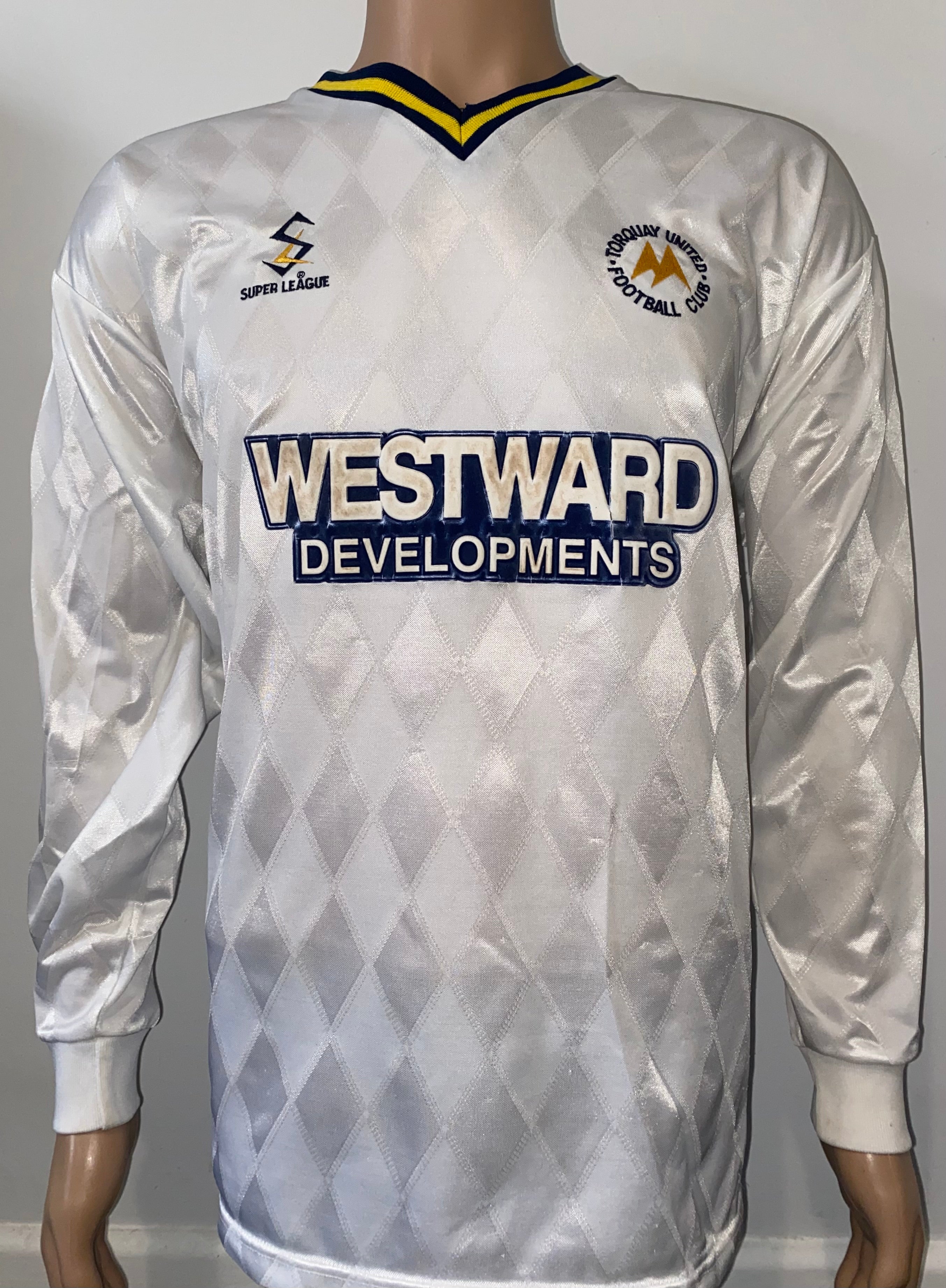 1998/99 TORQUAY UNITED MATCH WORN AWAY SHIRT #9