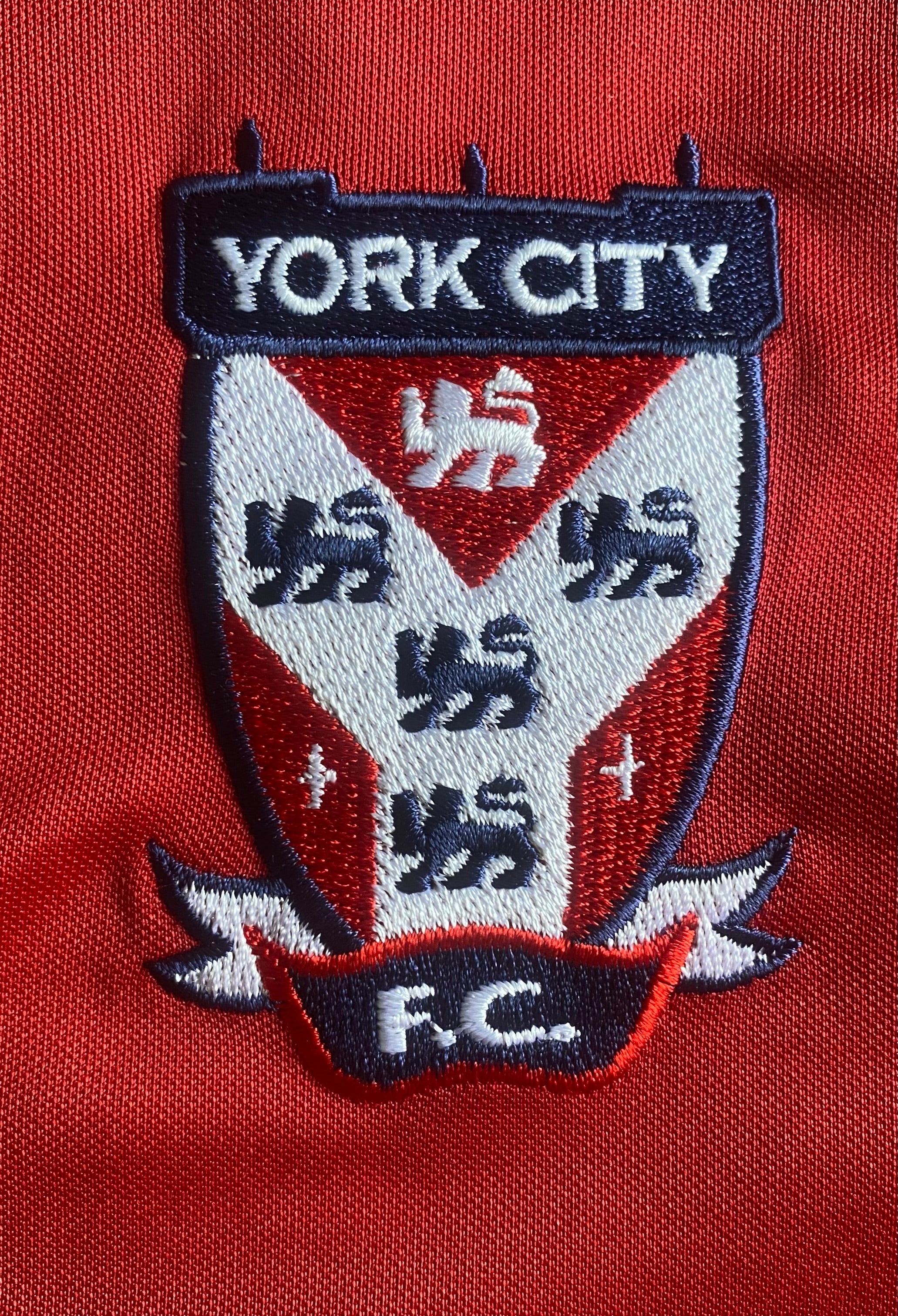 2010/11 YORK CITY MATCH WORN HOME SHIRT (MCDERMOTT #23)