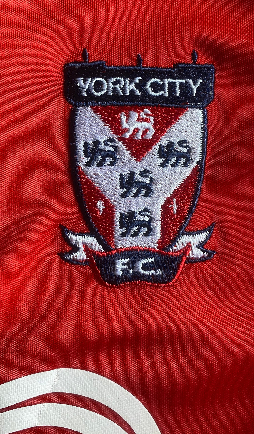 2012/13 YORK CITY MATCH WORN HOME SHIRT (MCREADY #15)