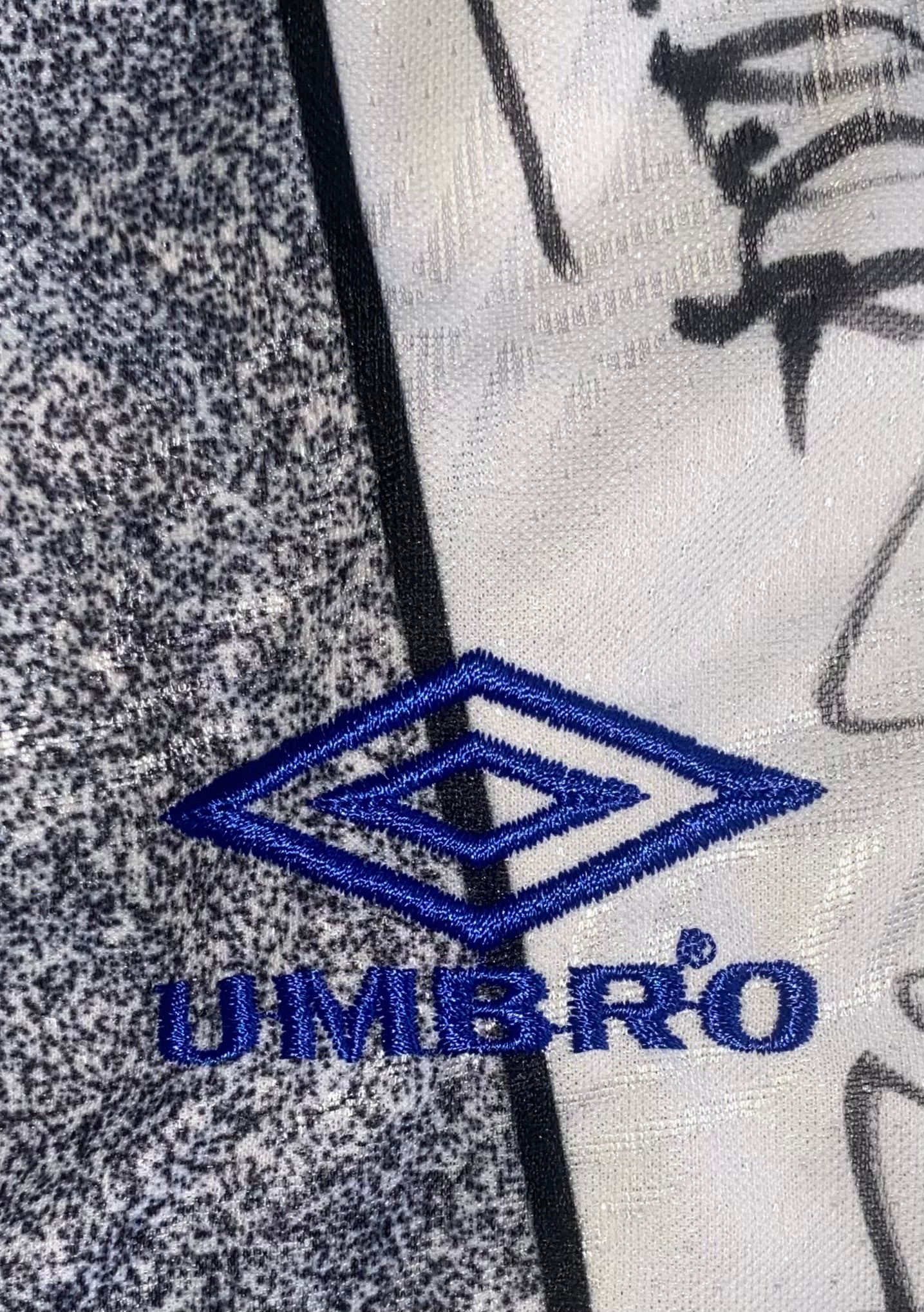 1995/96 EVERTON MATCH WORN AWAY SHIRT (O’CONNOR #24)