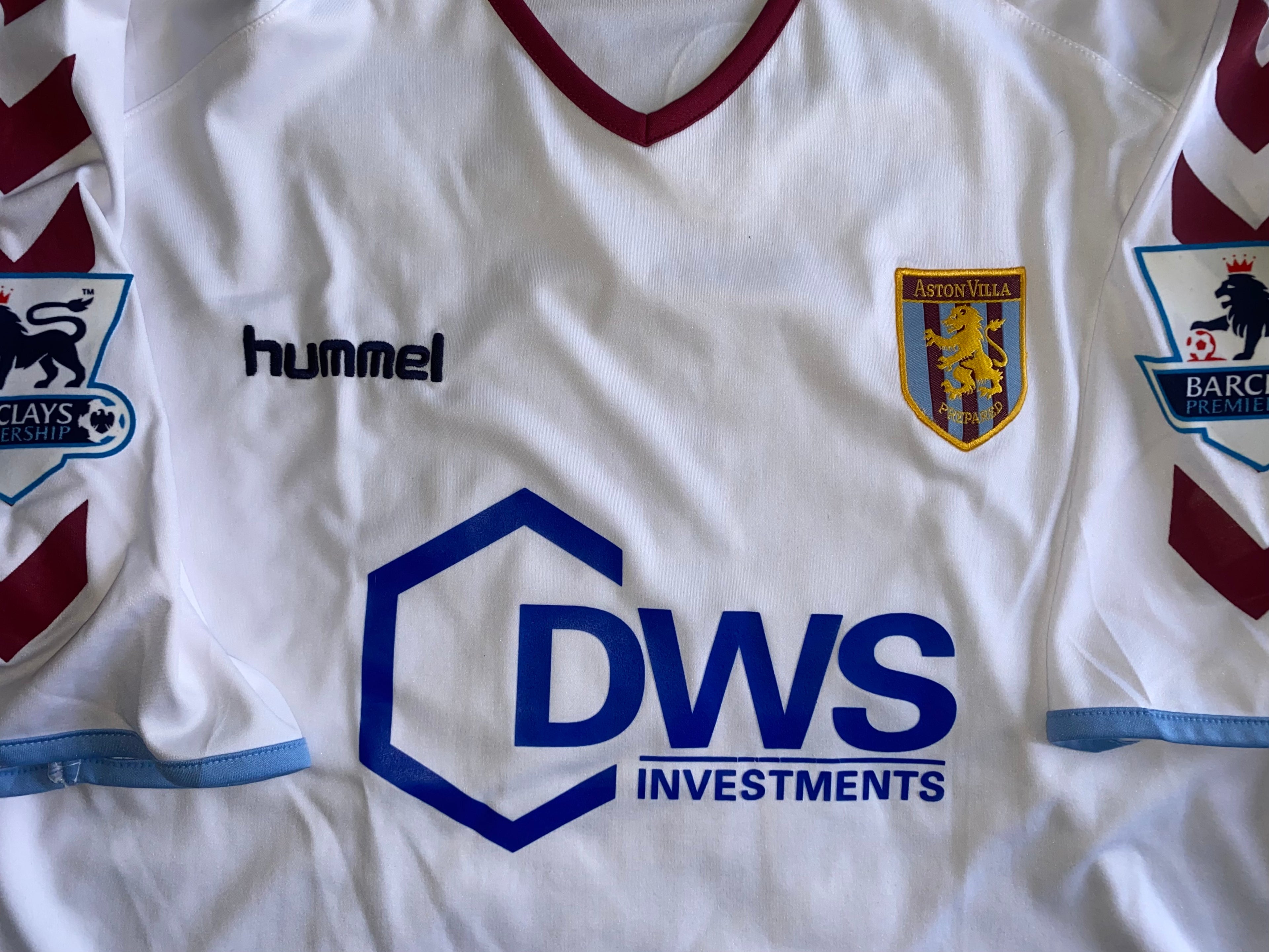 2004/05 ASTON VILLA MATCH WORN AWAY SHIRT (COLE #18)