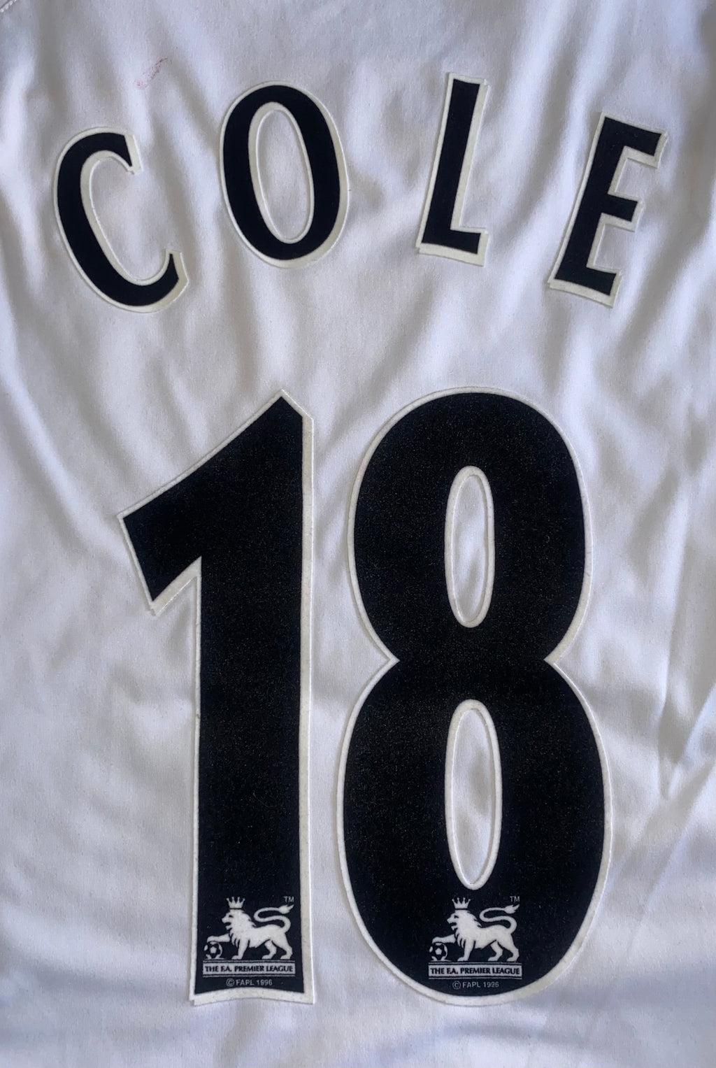 2004/05 ASTON VILLA MATCH WORN AWAY SHIRT (COLE #18)