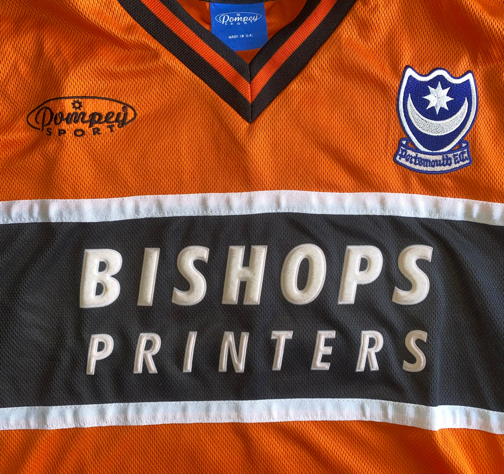2000/01 MATCH WORN PORTSMOUTH AWAY SHIRT (NIGHTINGALE #19)