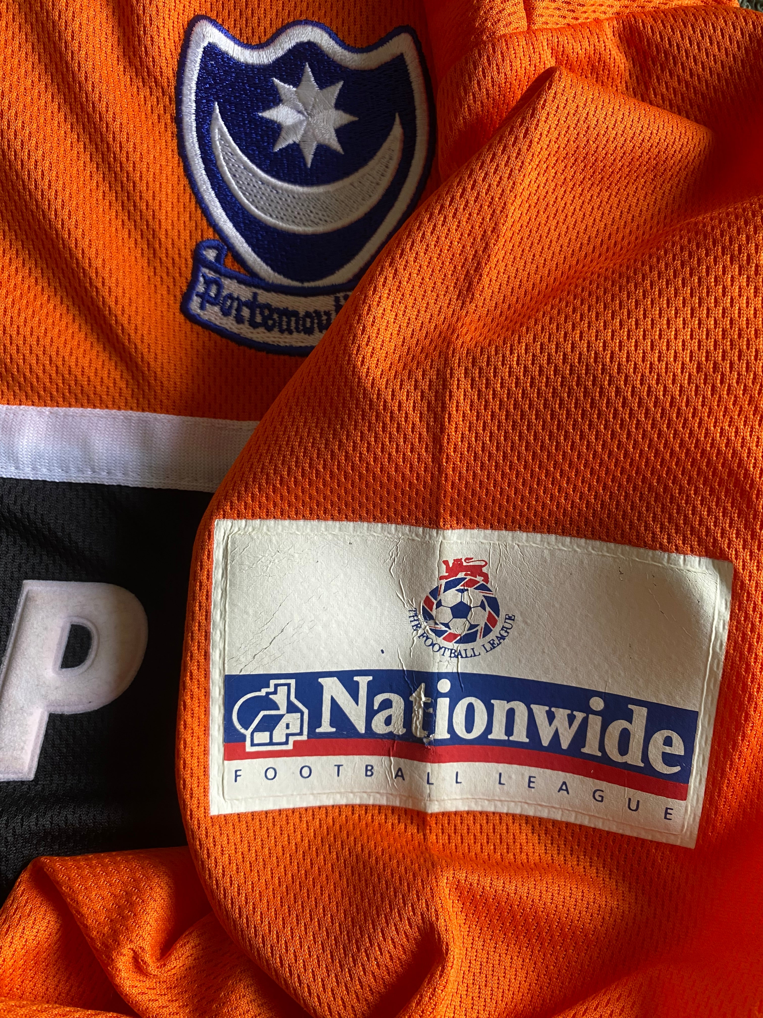 2000/01 MATCH WORN PORTSMOUTH AWAY SHIRT (NIGHTINGALE #19)