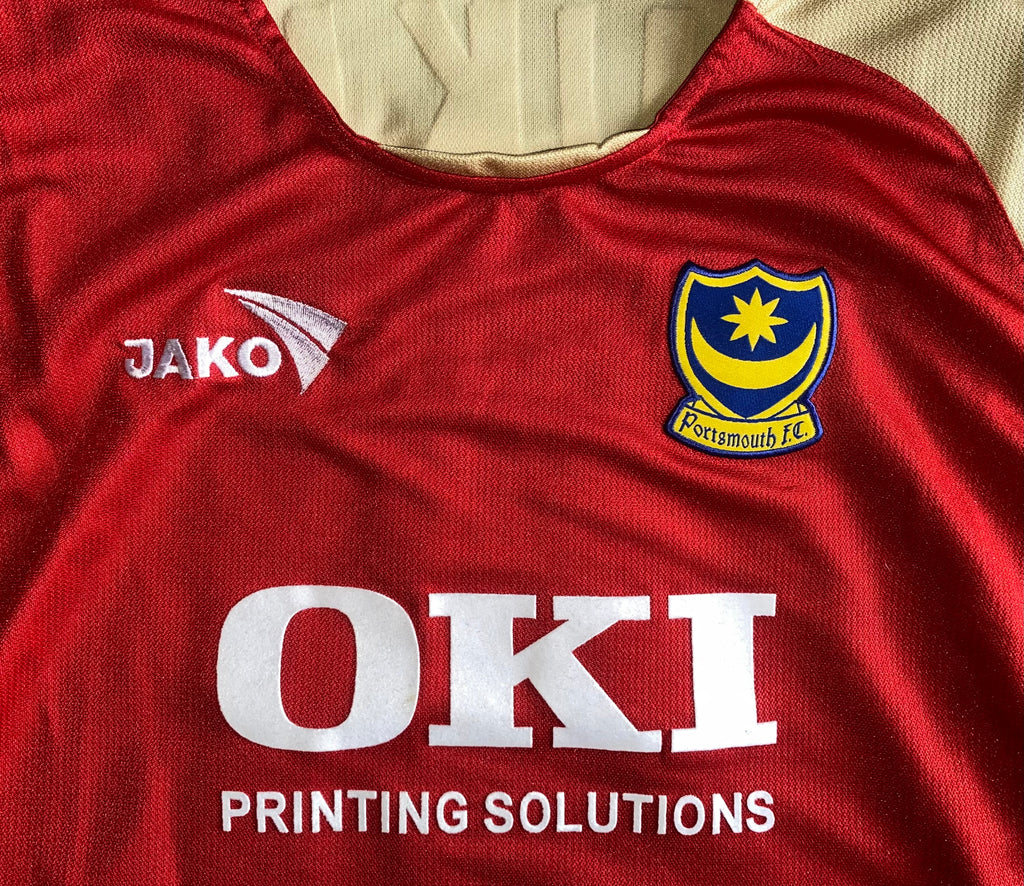 2005/06 PORTSMOUTH MATCH WORN AWAY SHIRT (VUKIC #23)