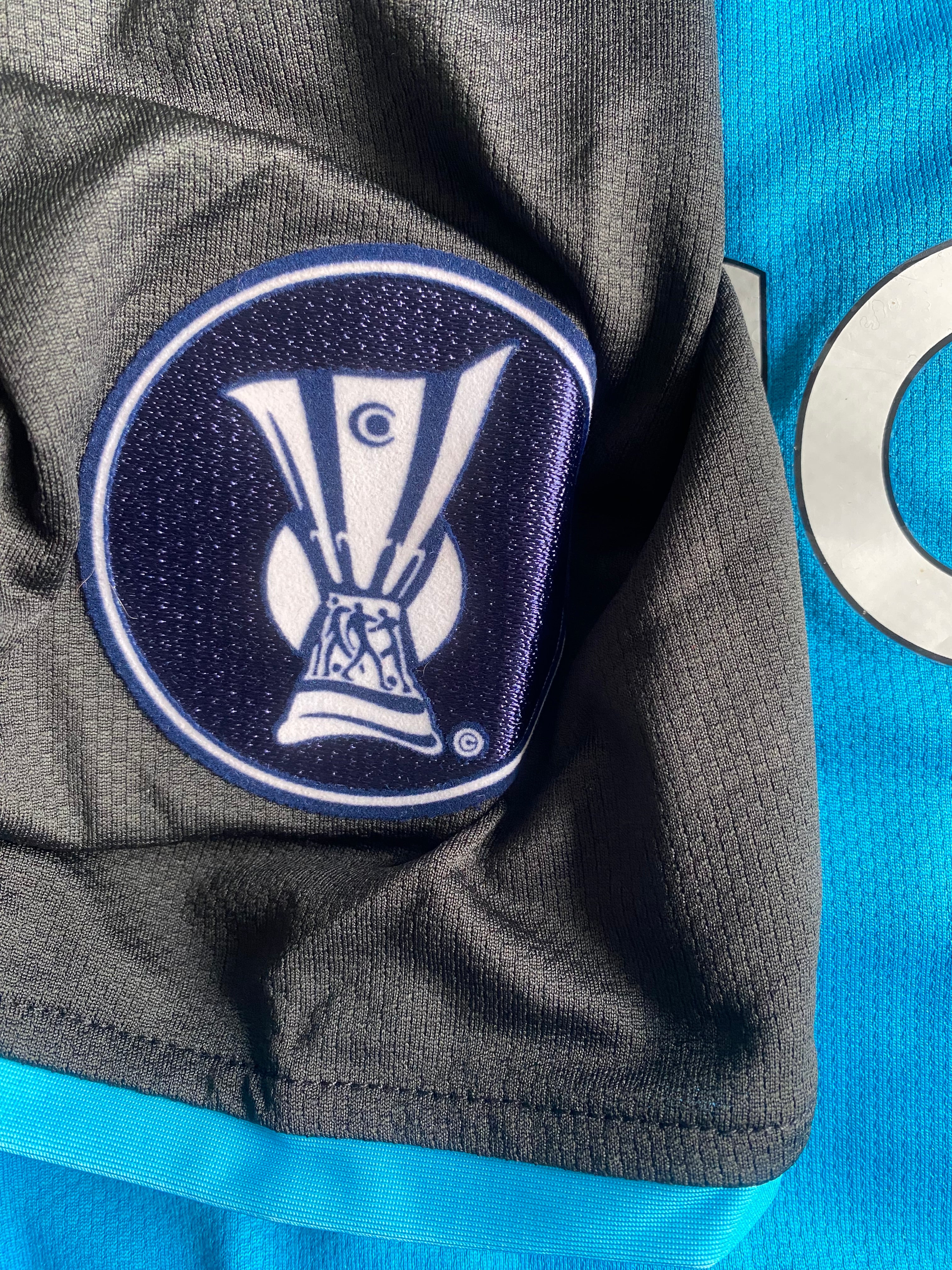 2008/09 ASTON VILLA UEFA CUP MATCH AWAY ISSUE SHIRT (OSBOURNE 27)