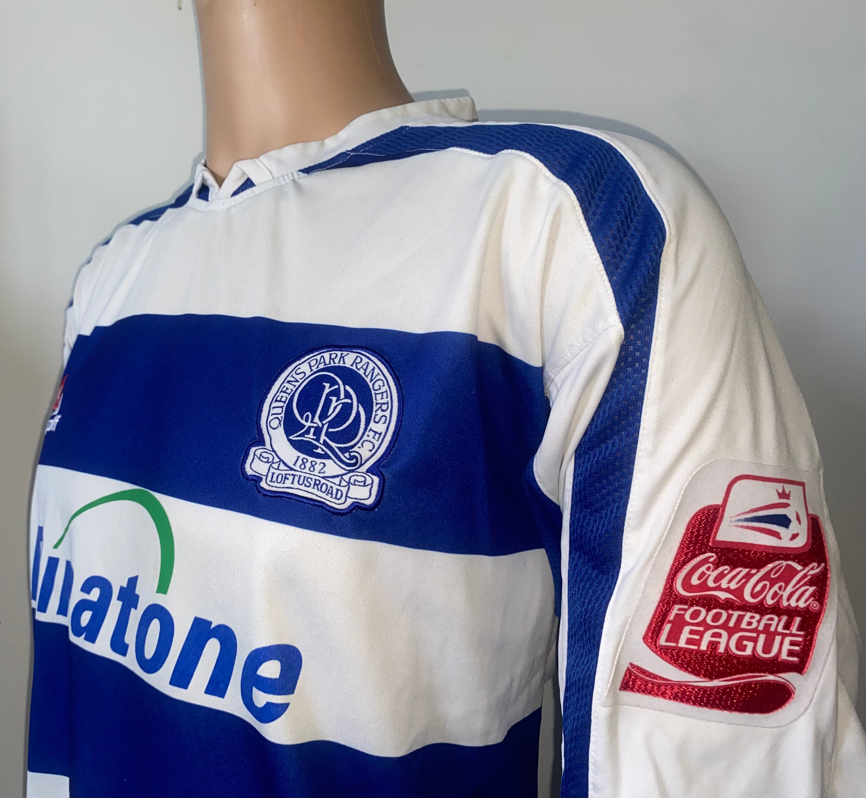 2005/06 QUEENS PARK RANGERS MATCH WORN HOME SHIRT (DYER #33)