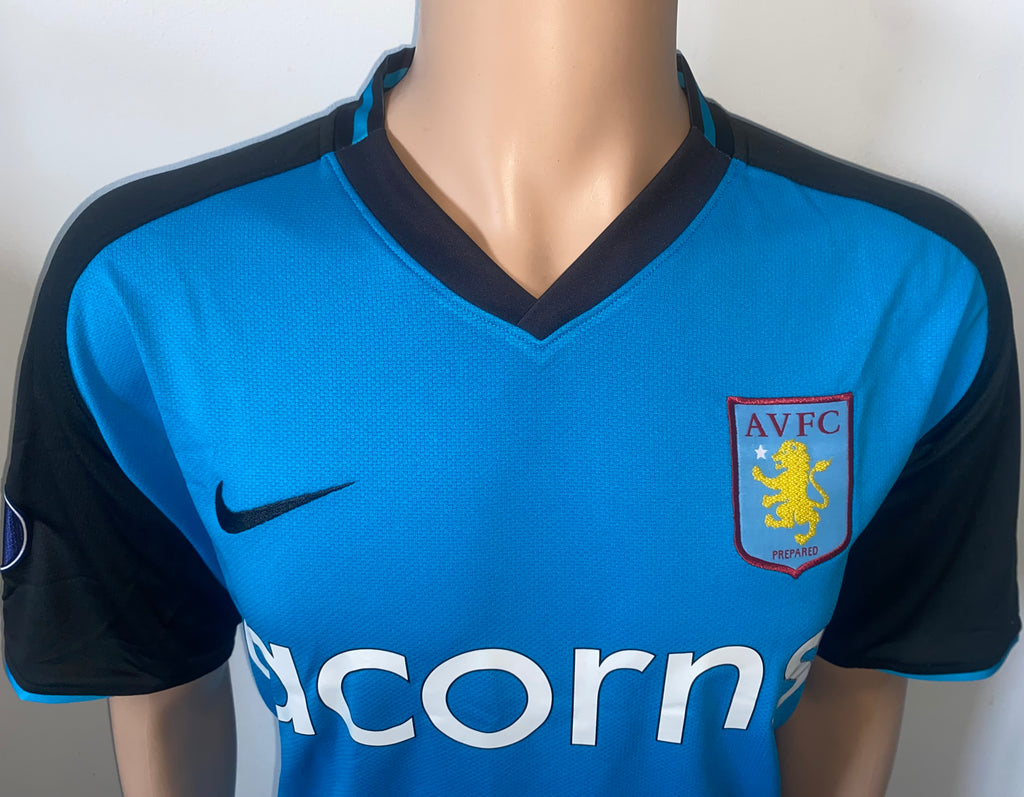 2008/09 ASTON VILLA UEFA CUP MATCH AWAY ISSUE SHIRT (OSBOURNE 27)