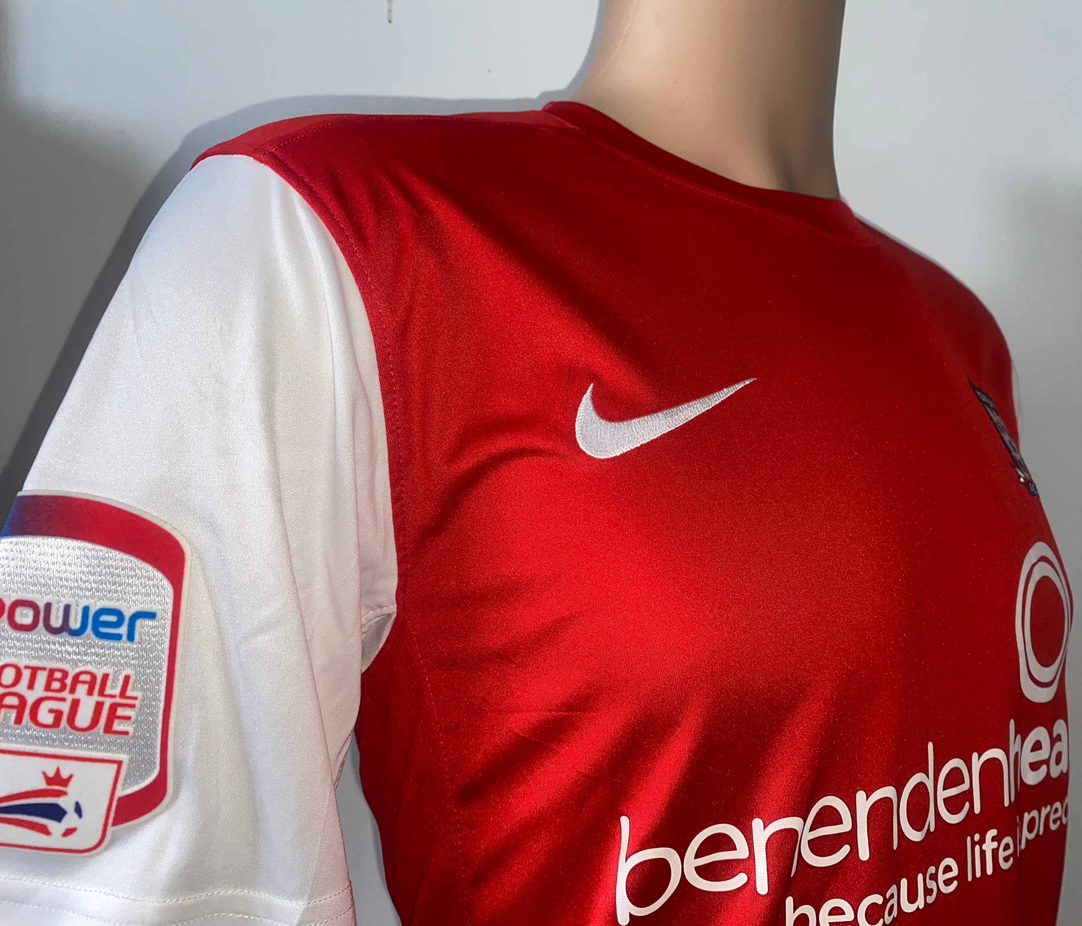2010/11 YORK CITY MATCH WORN HOME SHIRT (MCDERMOTT #23)