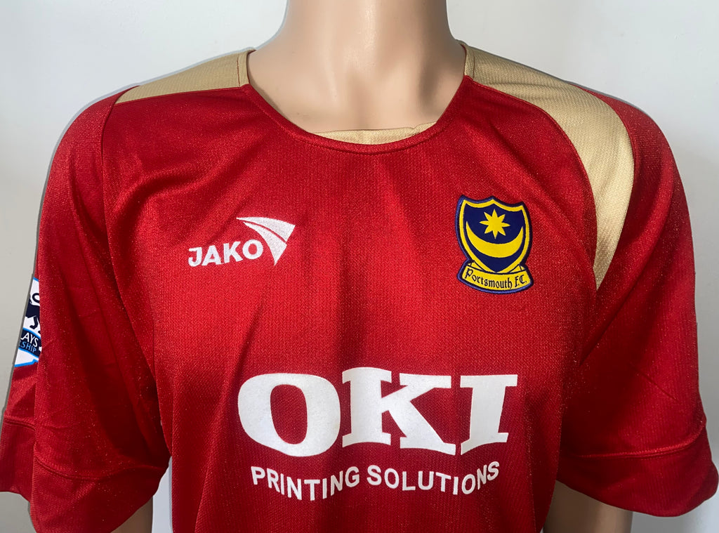 2005/06 PORTSMOUTH MATCH WORN AWAY SHIRT (VUKIC #23)