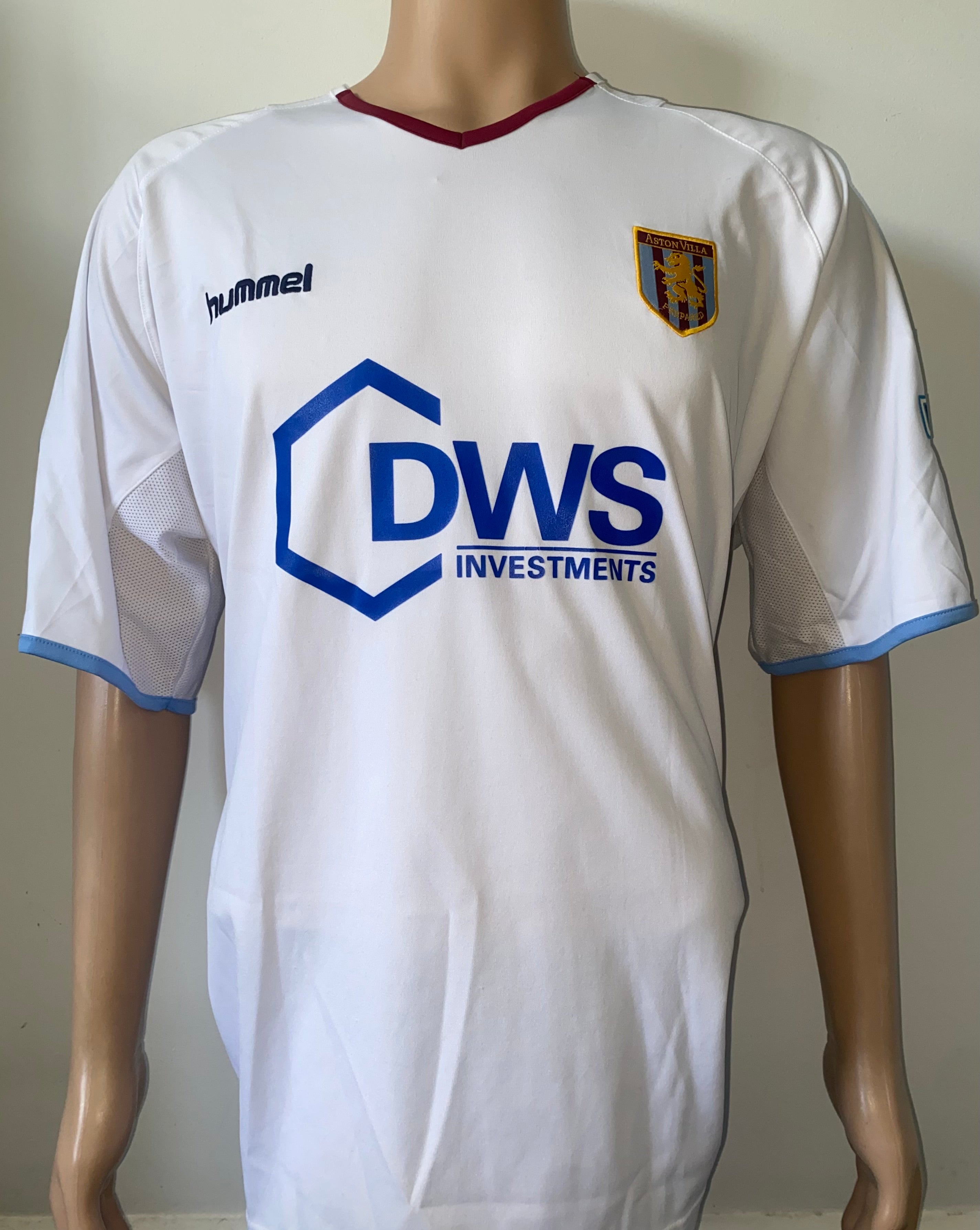 2004/05 ASTON VILLA MATCH WORN AWAY SHIRT (COLE #18)