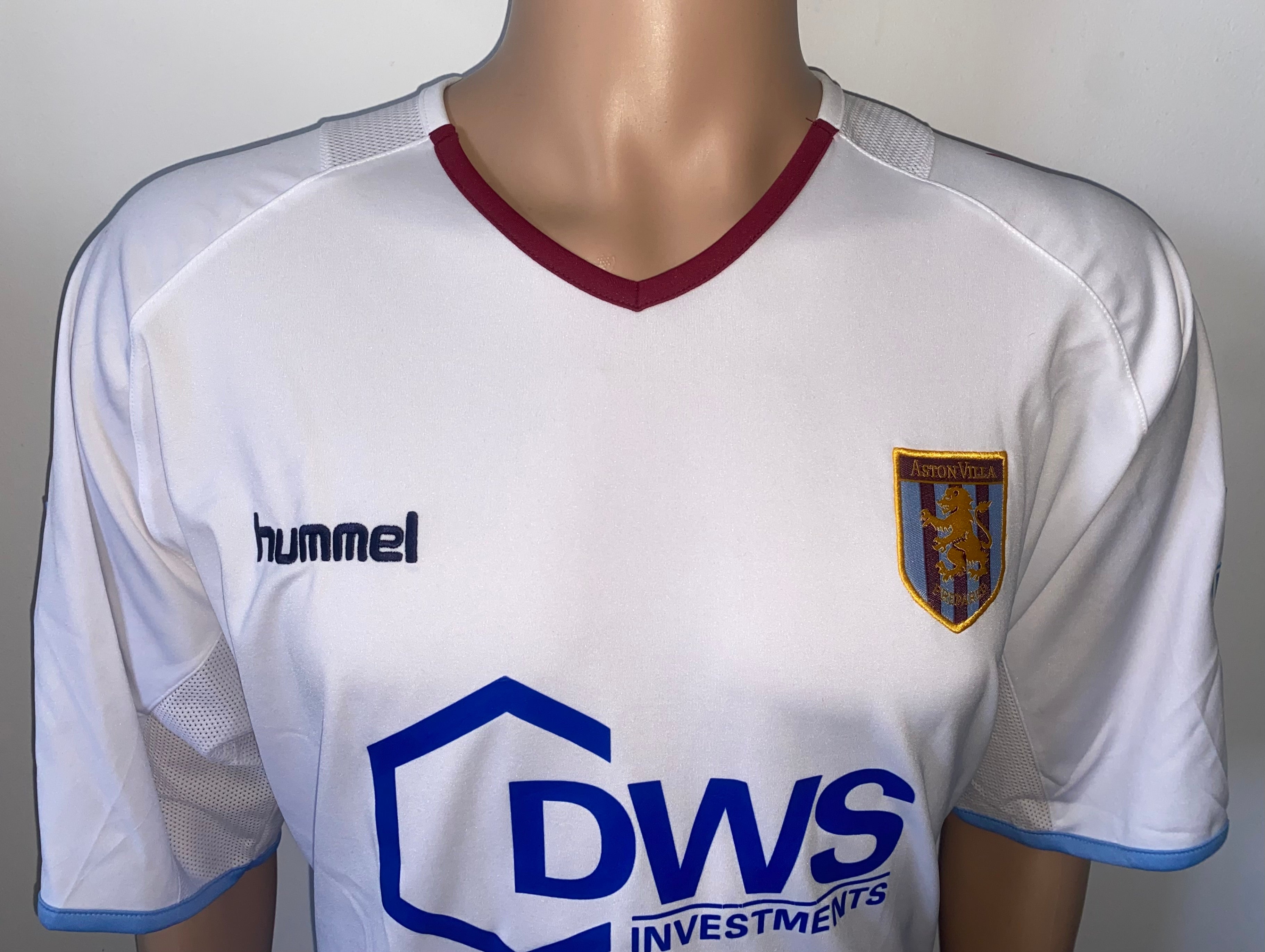 2004/05 ASTON VILLA MATCH WORN AWAY SHIRT (COLE #18)