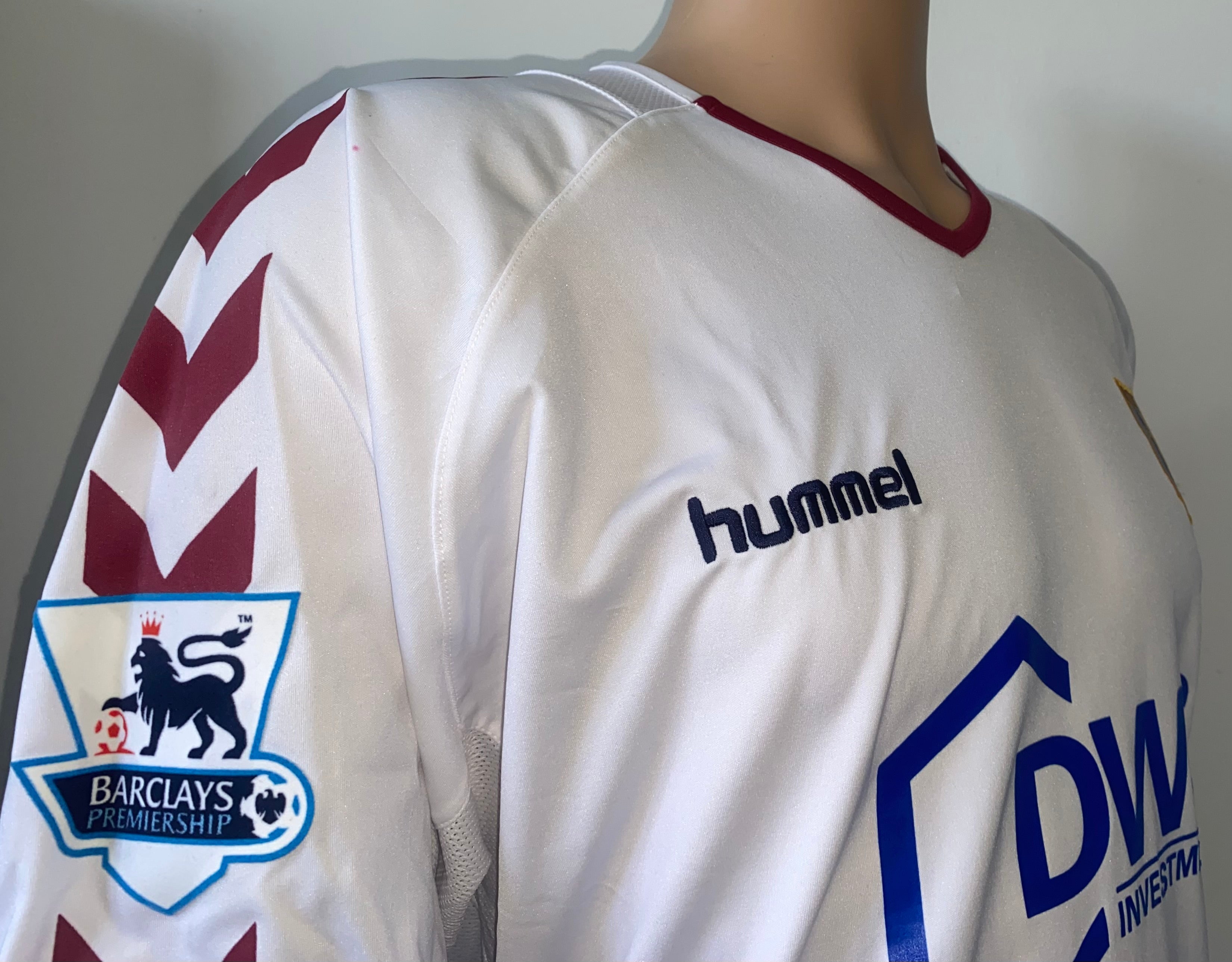 2004/05 ASTON VILLA MATCH WORN AWAY SHIRT (COLE #18)