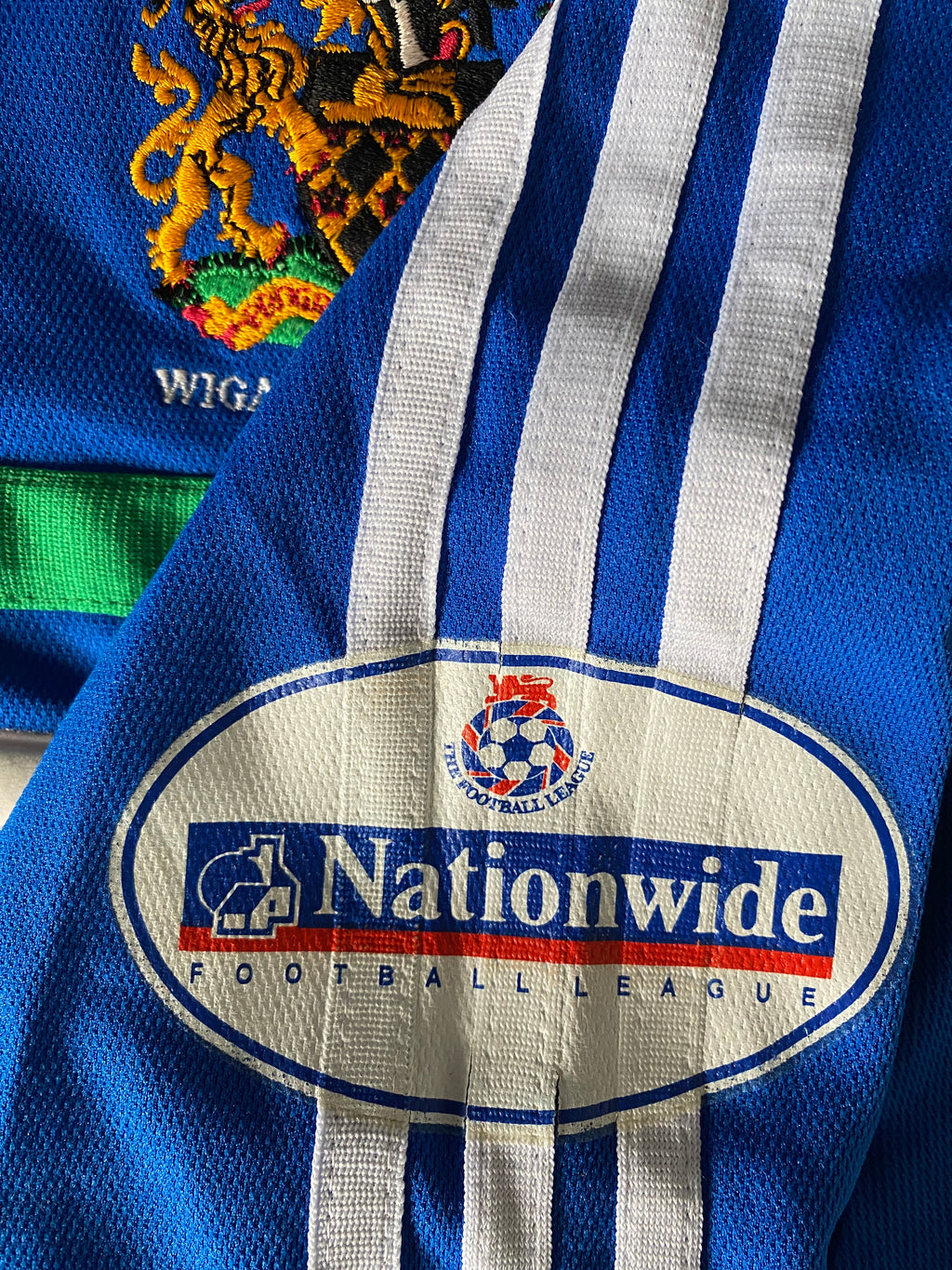 2001/02 WIGAN ATHLETIC MATCH WORN AWAY SHIRT (CROFT #3)