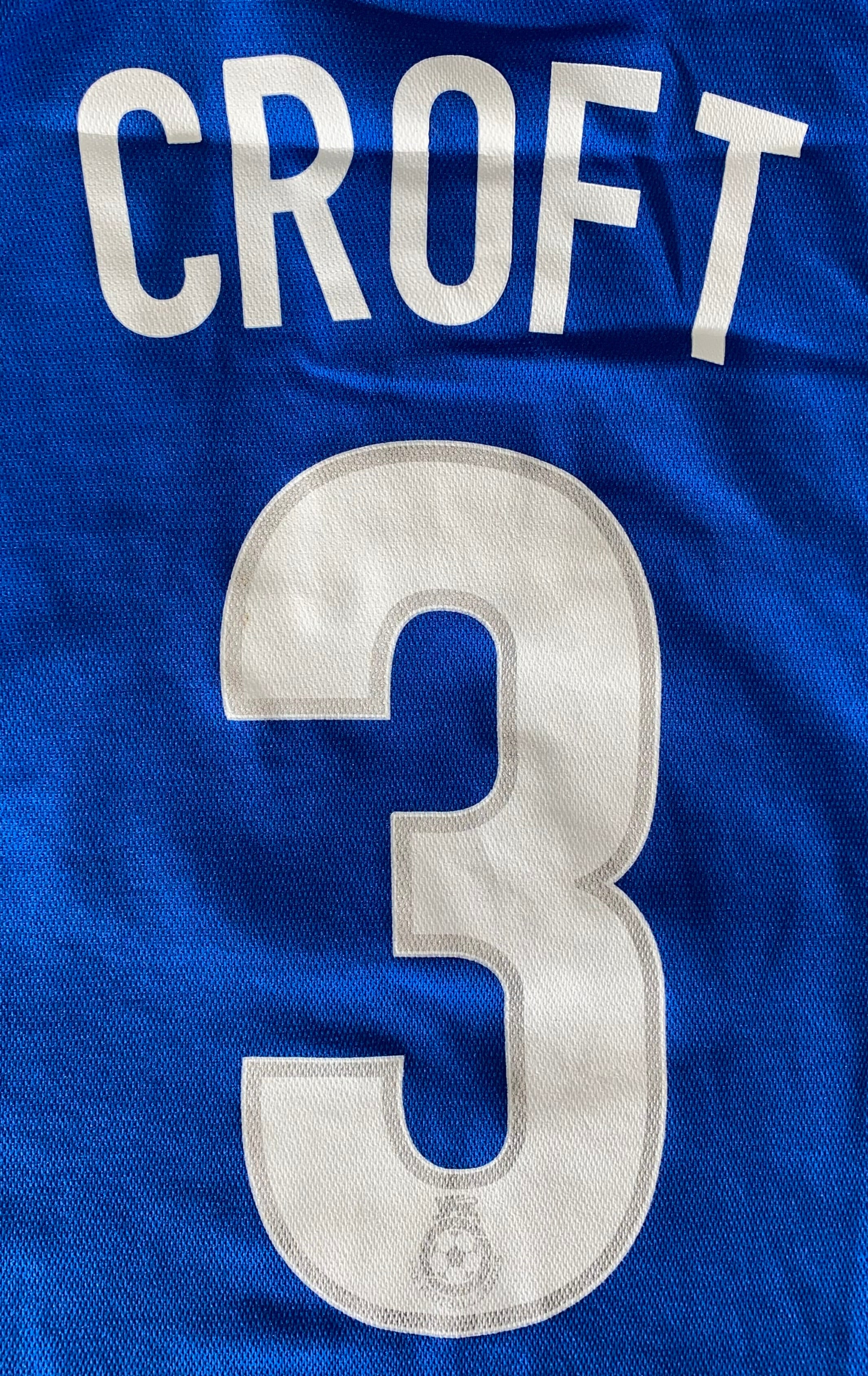 2001/02 WIGAN ATHLETIC MATCH WORN AWAY SHIRT (CROFT #3)