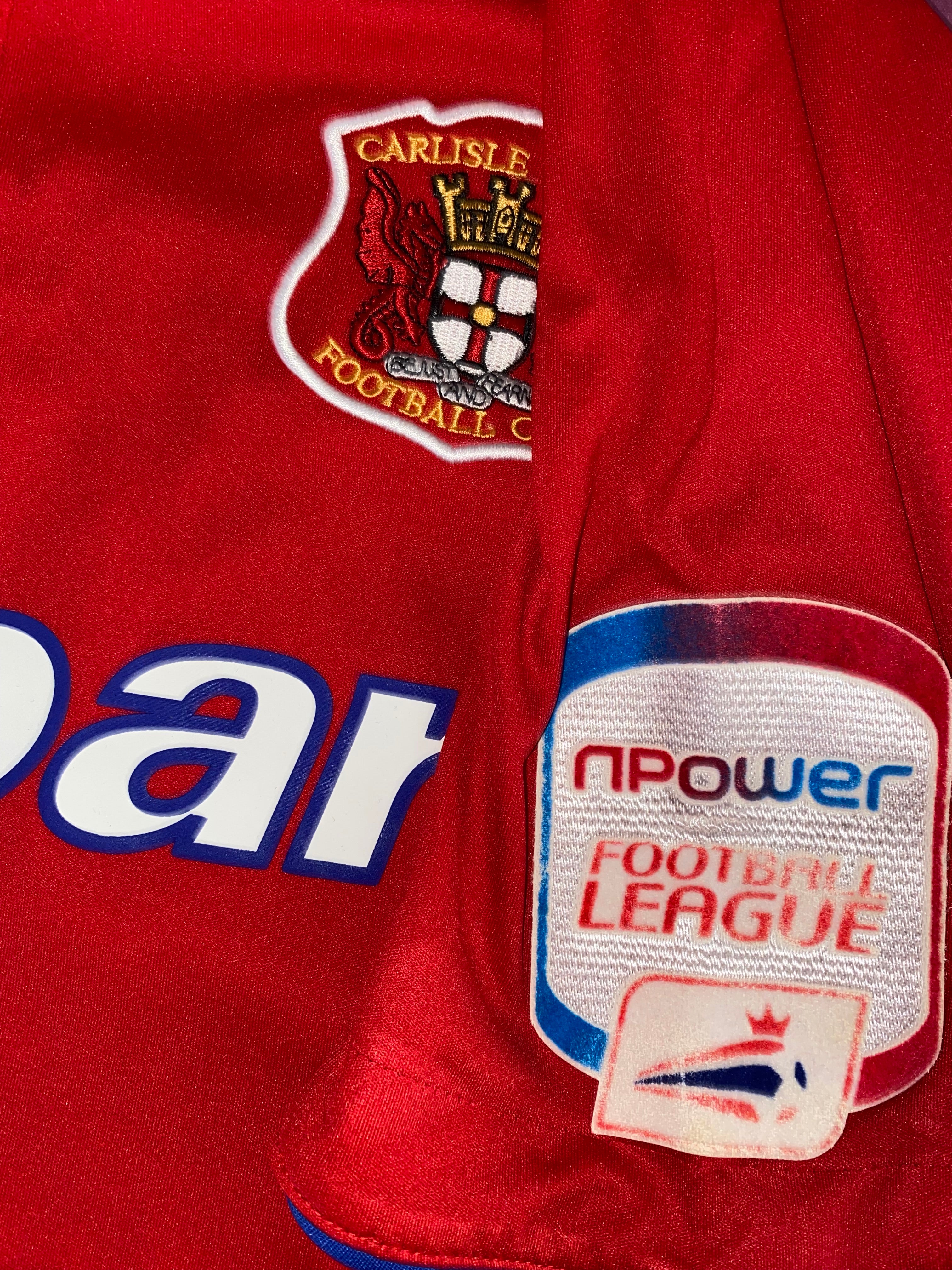 2010/11 MATCH WORN CARLISLE UNITED AWAY SHIRT (BERRETT #21)