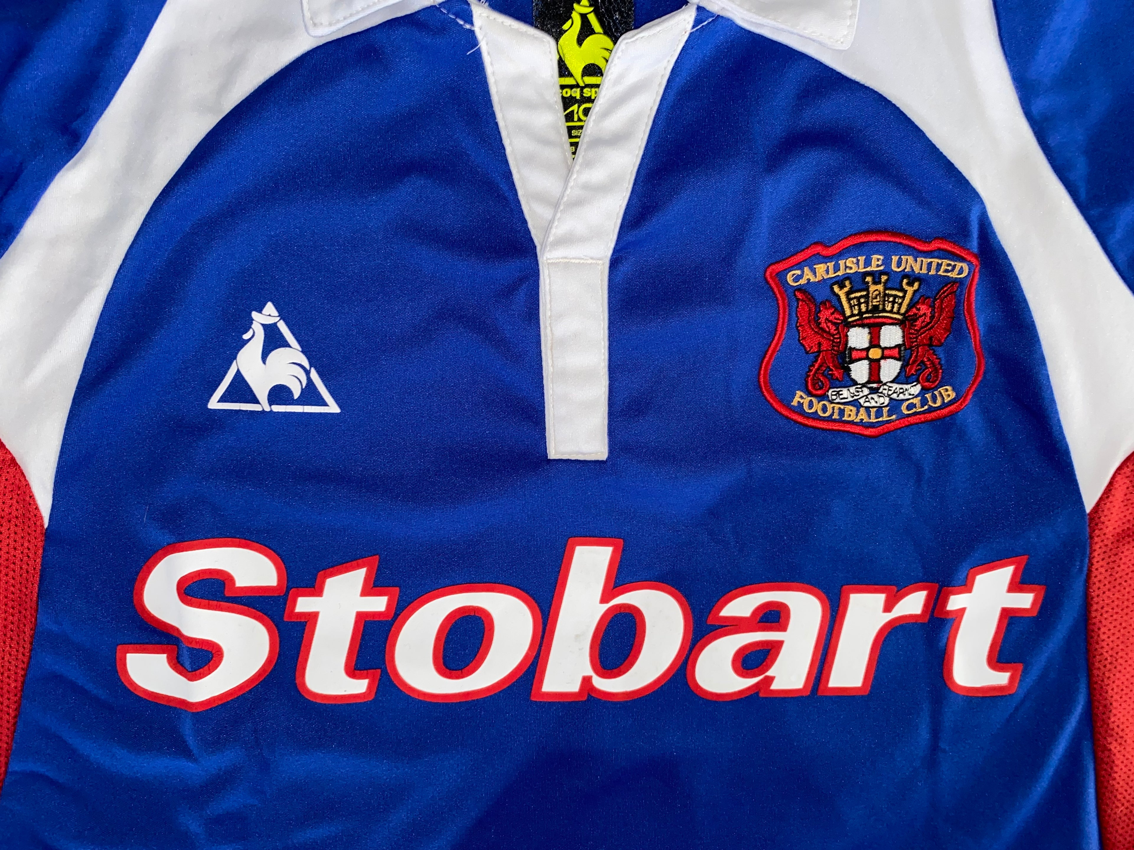 2010/11 MATCH WORN CARLISLE UNITED HOME SHIRT (BERRETT #21)