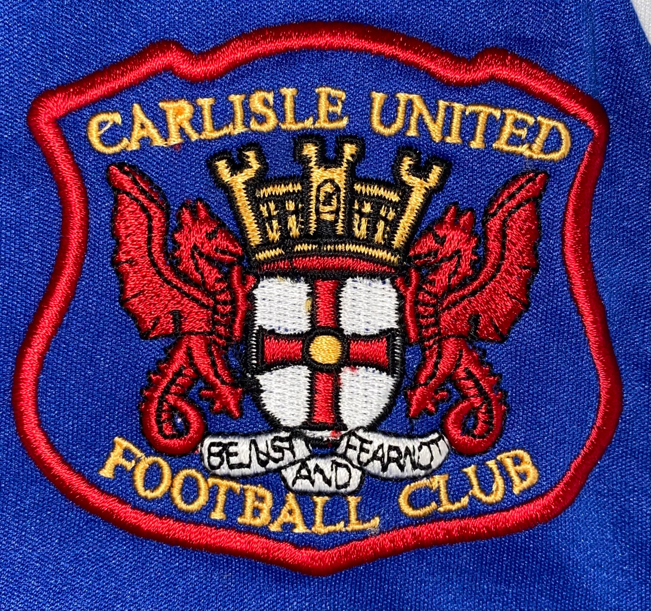 2010/11 MATCH WORN CARLISLE UNITED HOME SHIRT (BERRETT #21)