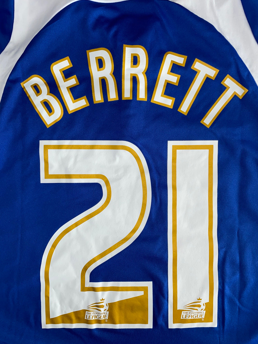2010/11 MATCH WORN CARLISLE UNITED HOME SHIRT (BERRETT #21)
