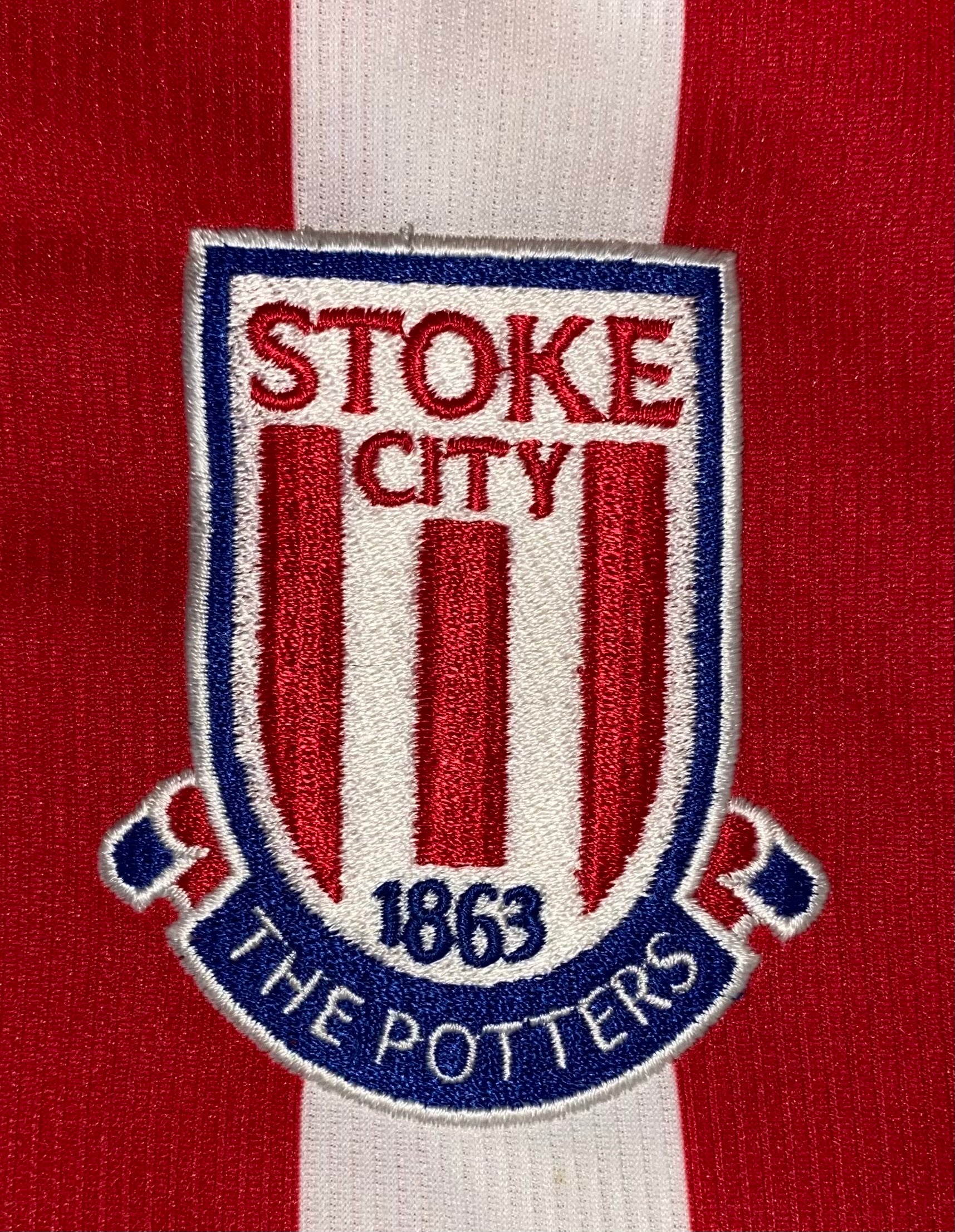 2004/05 STOKE CITY HOME MATCH WORN SHIRT (NOEL-WILLIAMS #9)