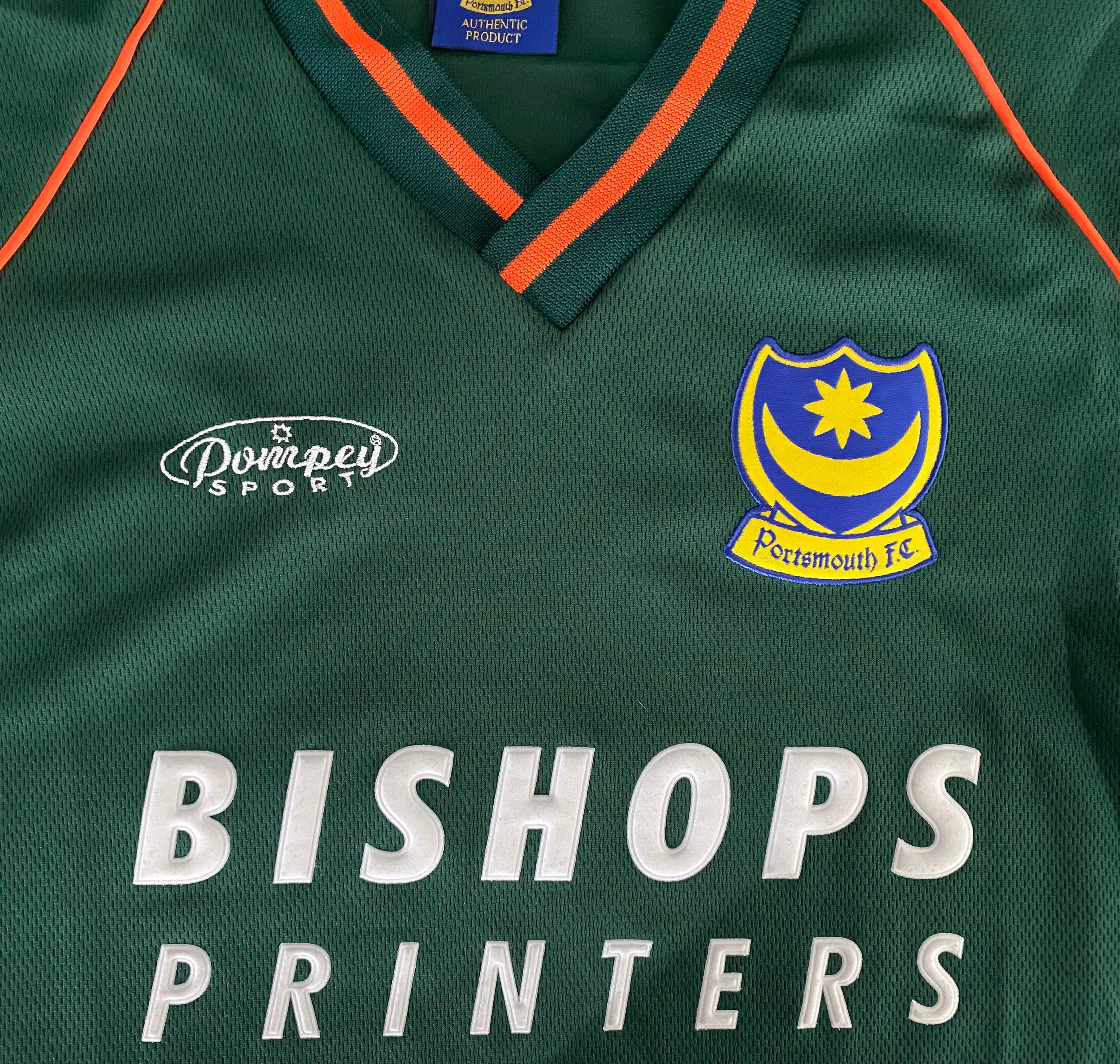 2001/02 PORTSMOUTH MATCH WORN GOALKEEPERS SHIRT KAWAGUCHI #37