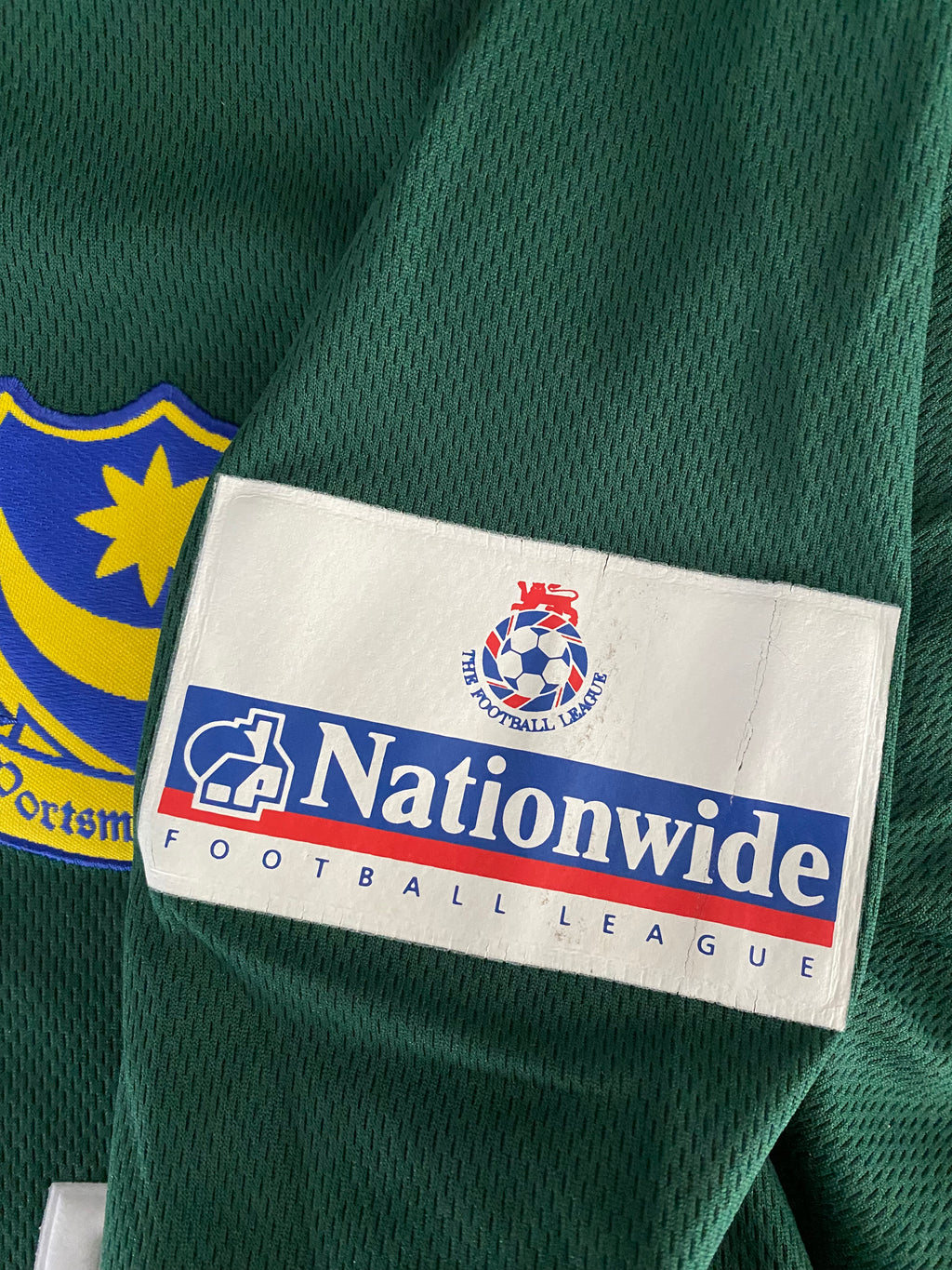 2001/02 PORTSMOUTH MATCH WORN GOALKEEPERS SHIRT KAWAGUCHI #37