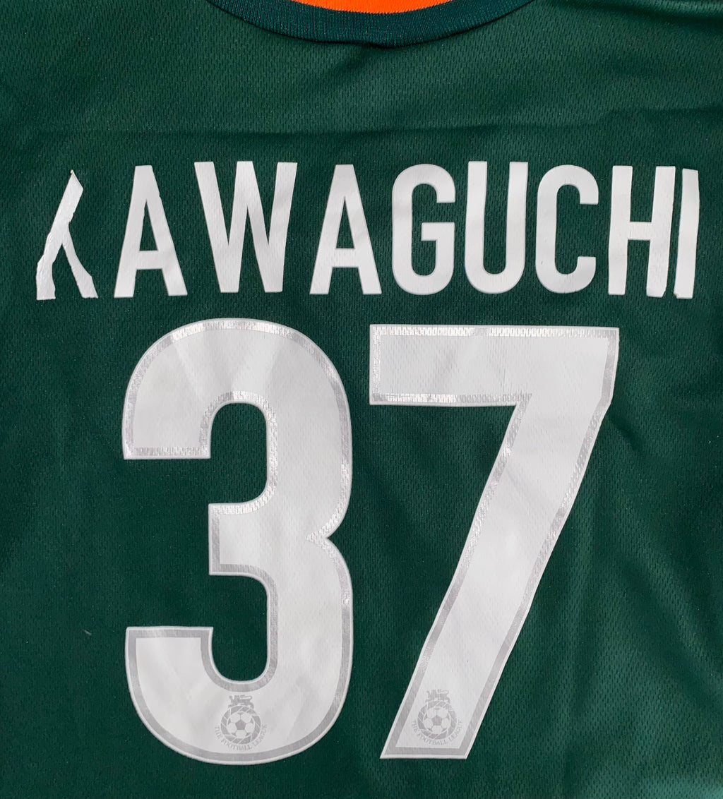 2001/02 PORTSMOUTH MATCH WORN GOALKEEPERS SHIRT KAWAGUCHI #37