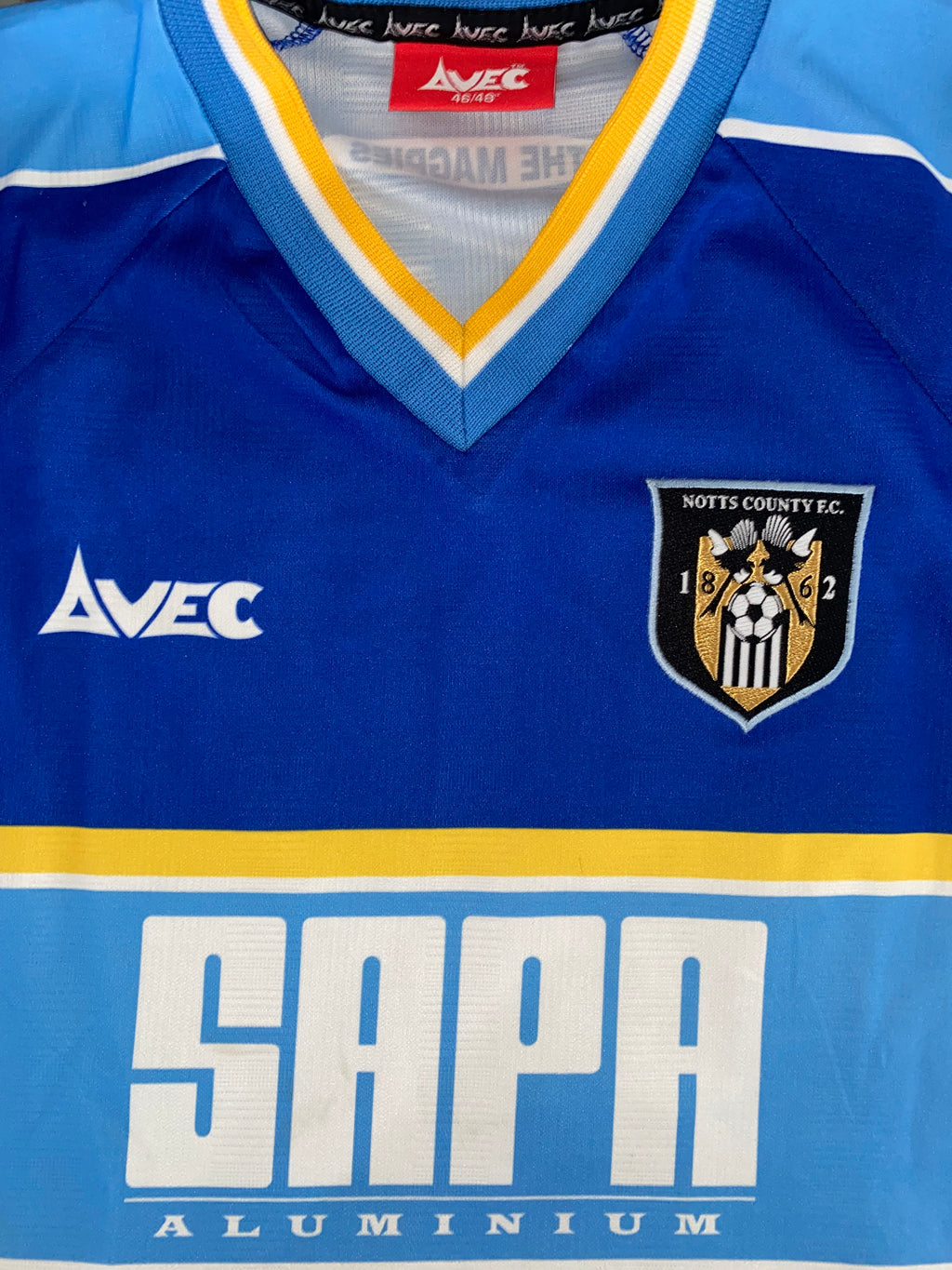 1999/2000 NOTTS COUNTY MATCH WORN 3RD SHIRT (LIBURD #13)
