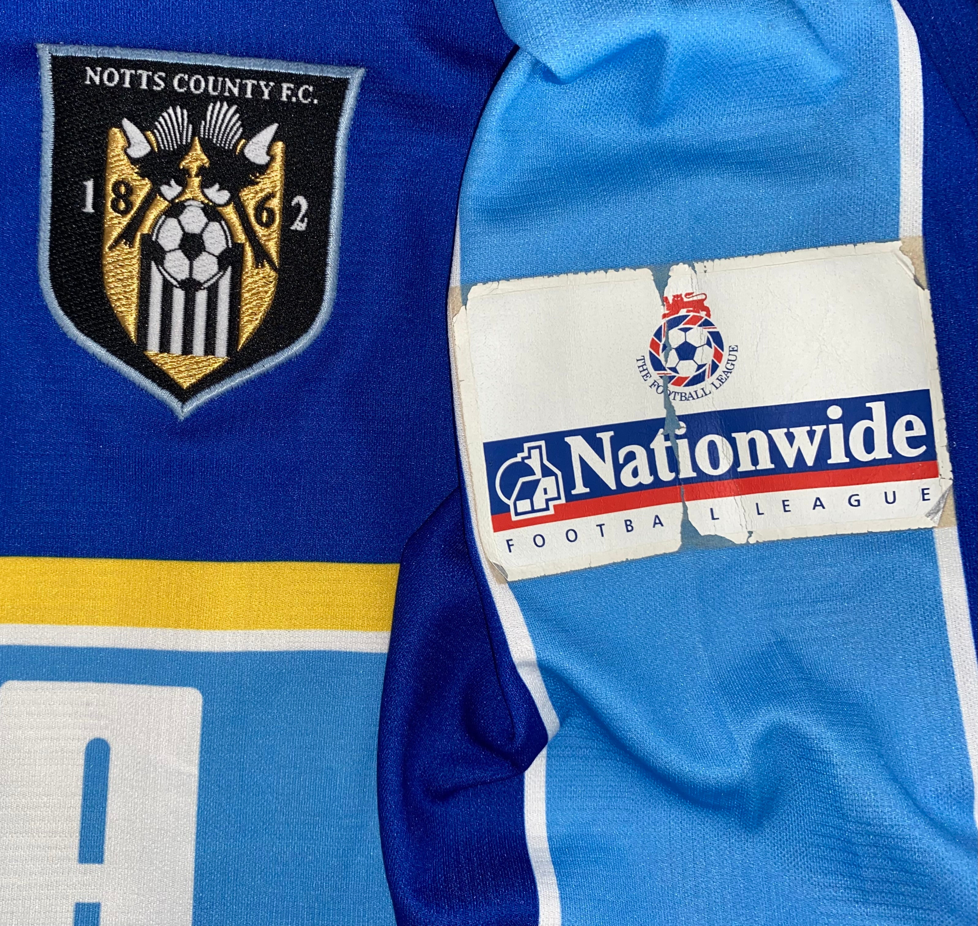 1999/2000 NOTTS COUNTY MATCH WORN 3RD SHIRT (LIBURD #13)