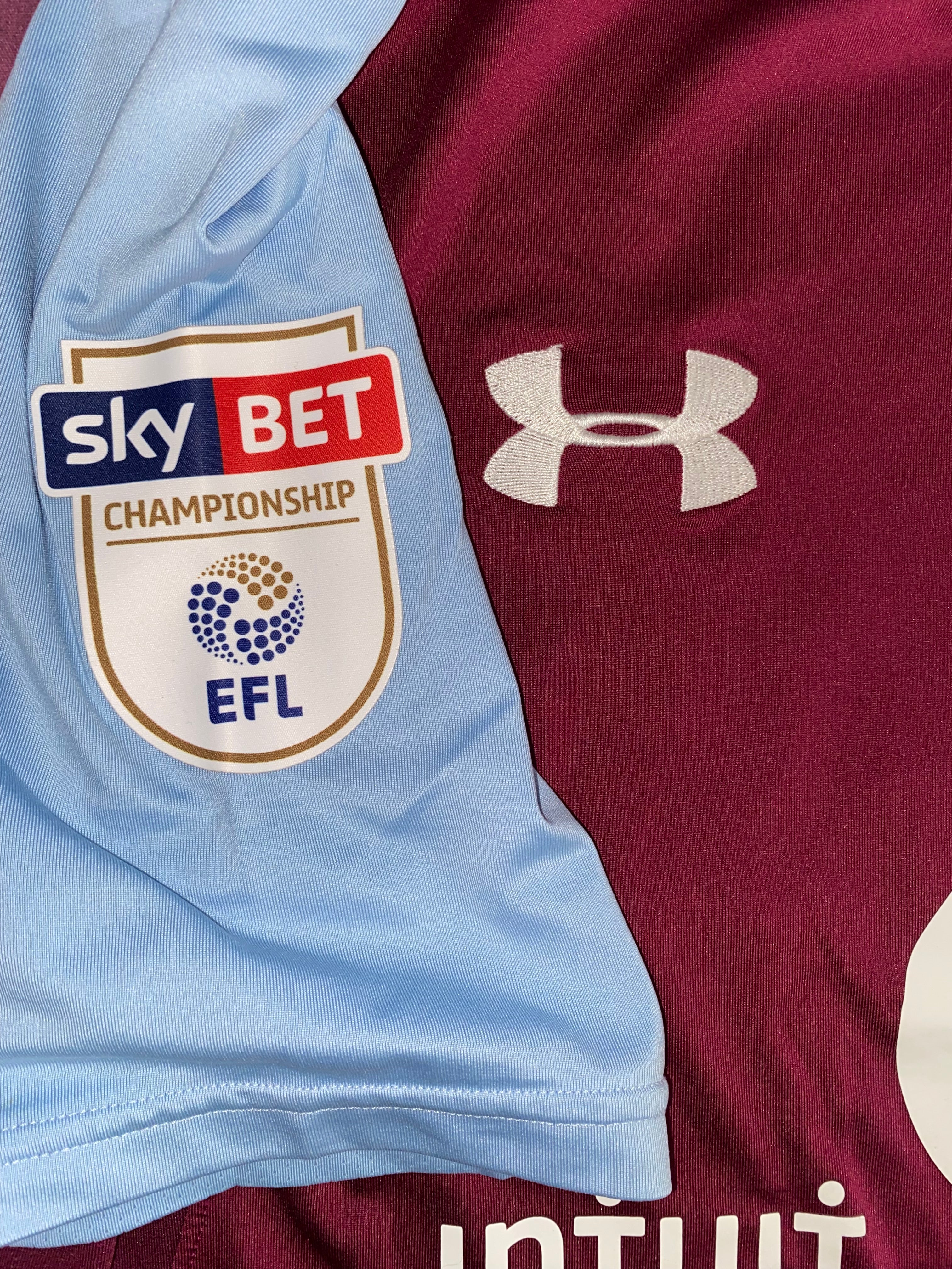 2016/17 ASTON VILLA MATCH ISSUE HOME SHIRT (GESTEDE #14)