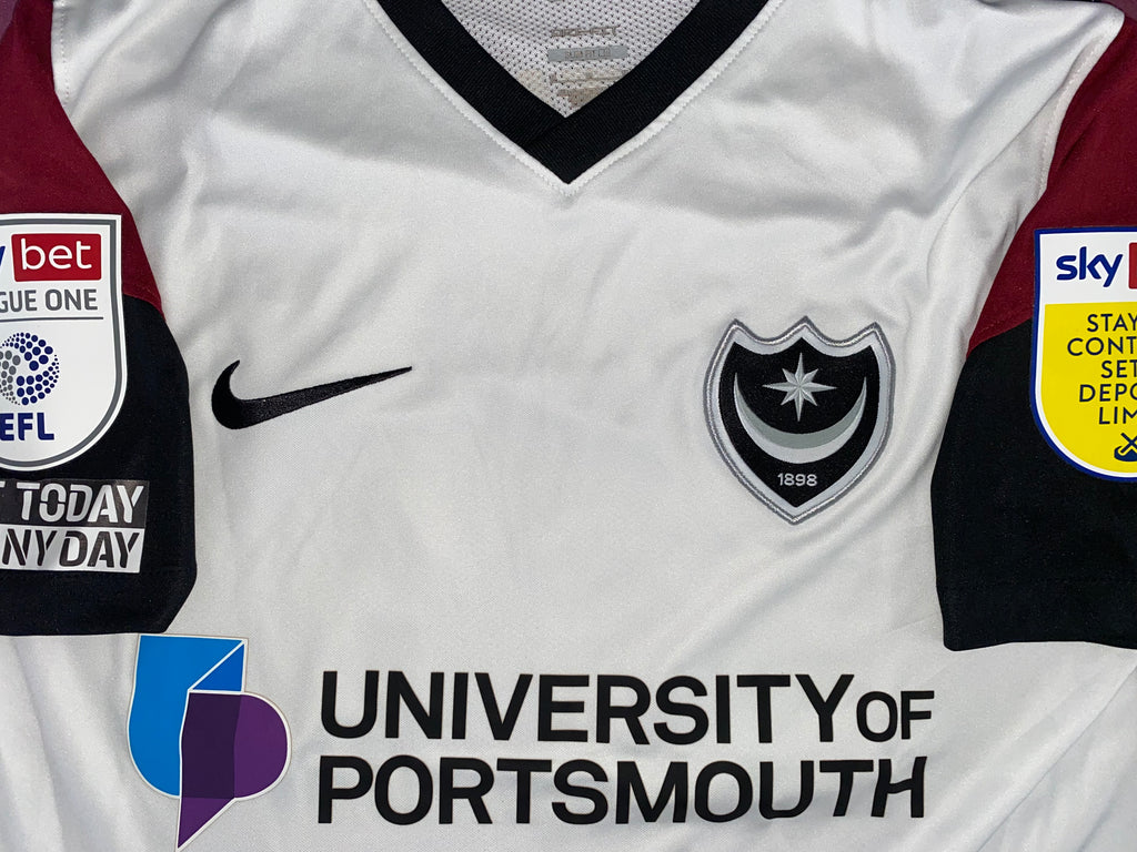 2021/22 PORTSMOUTH MATCH WORN AWAY SHIRT (HARNESS #10)