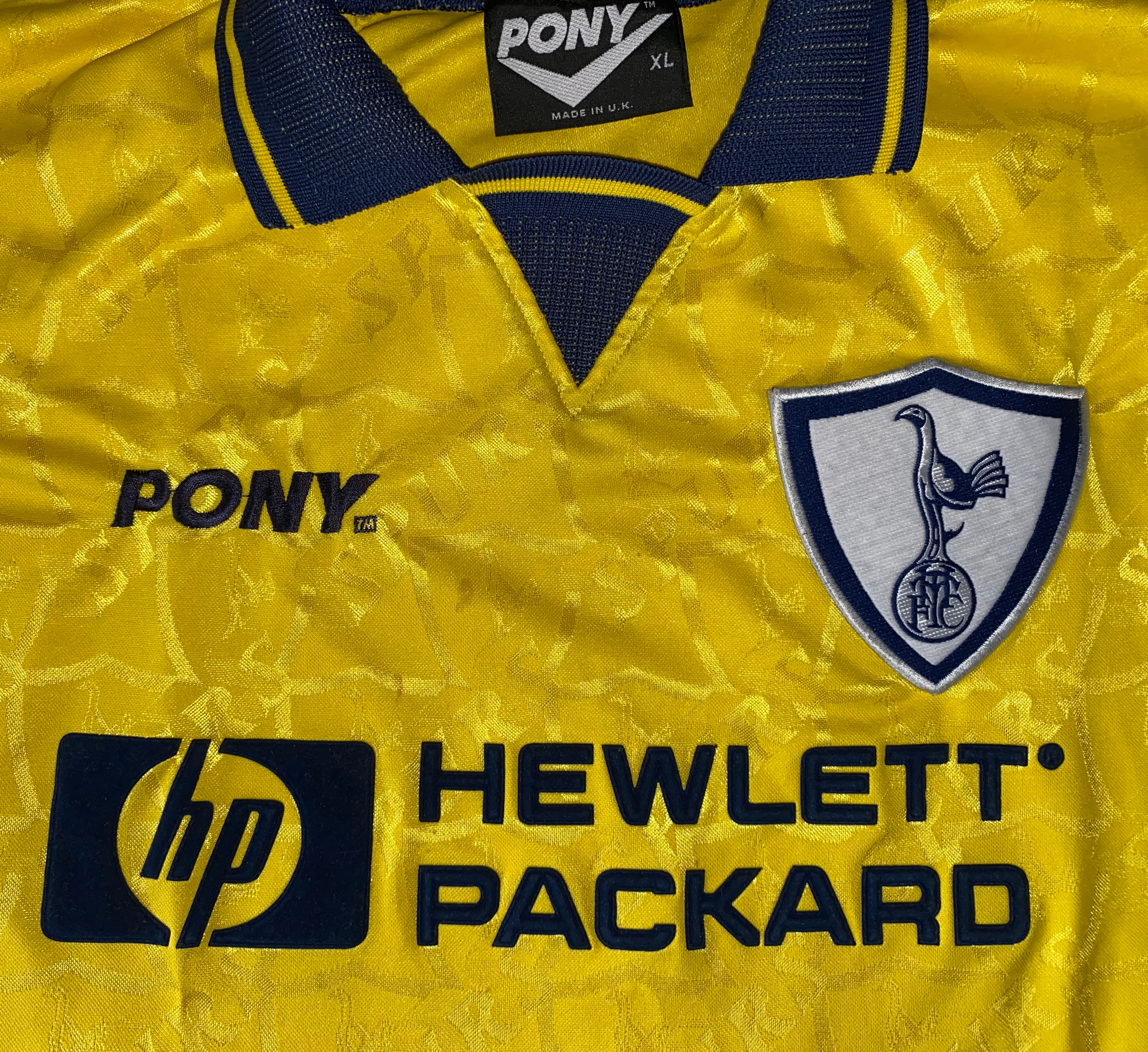 1996/97 TOTTENHAM HOTSPUR MATCH WORN AWAY SHIRT (FENN #20)