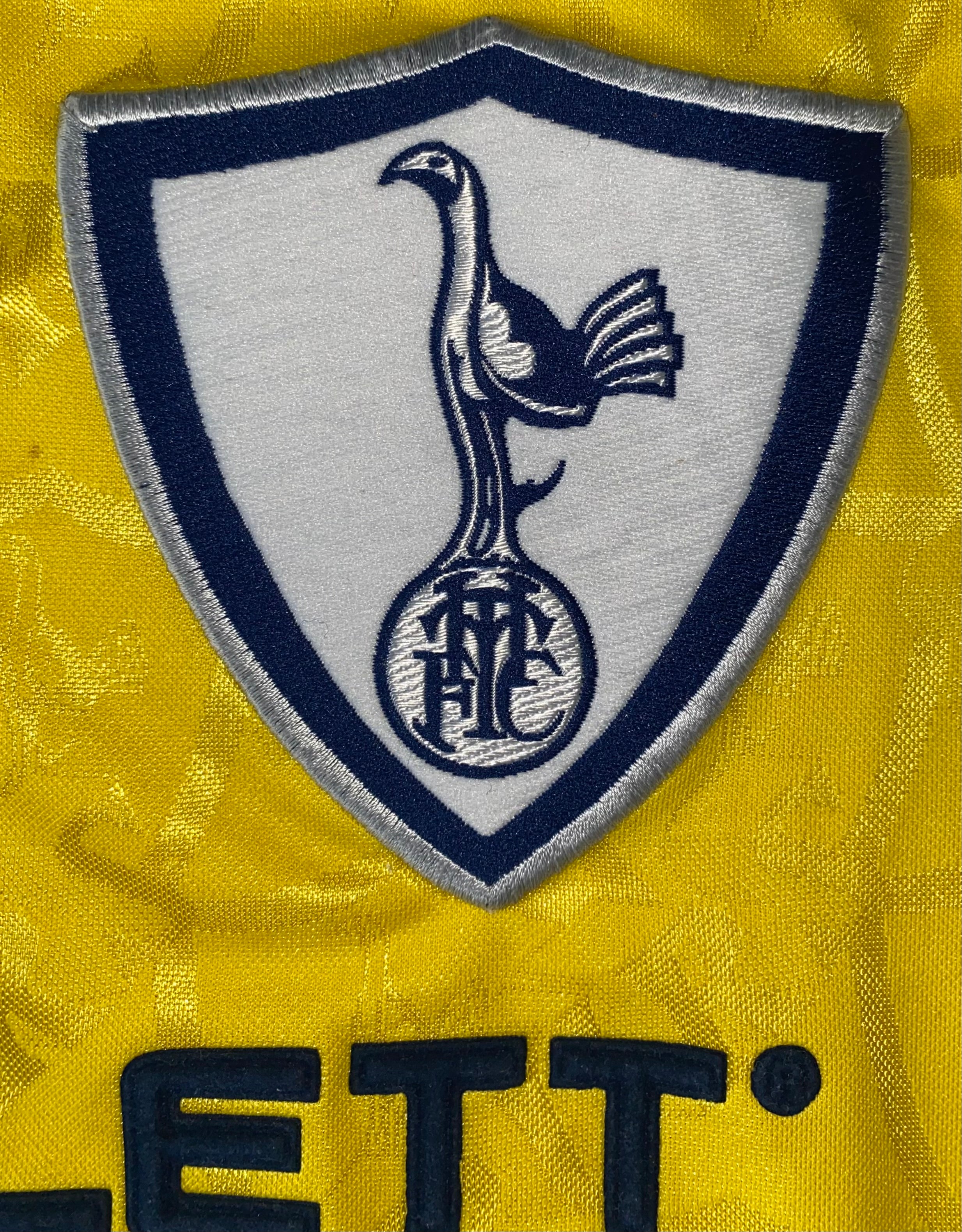 1996/97 TOTTENHAM HOTSPUR MATCH WORN AWAY SHIRT (FENN #20)