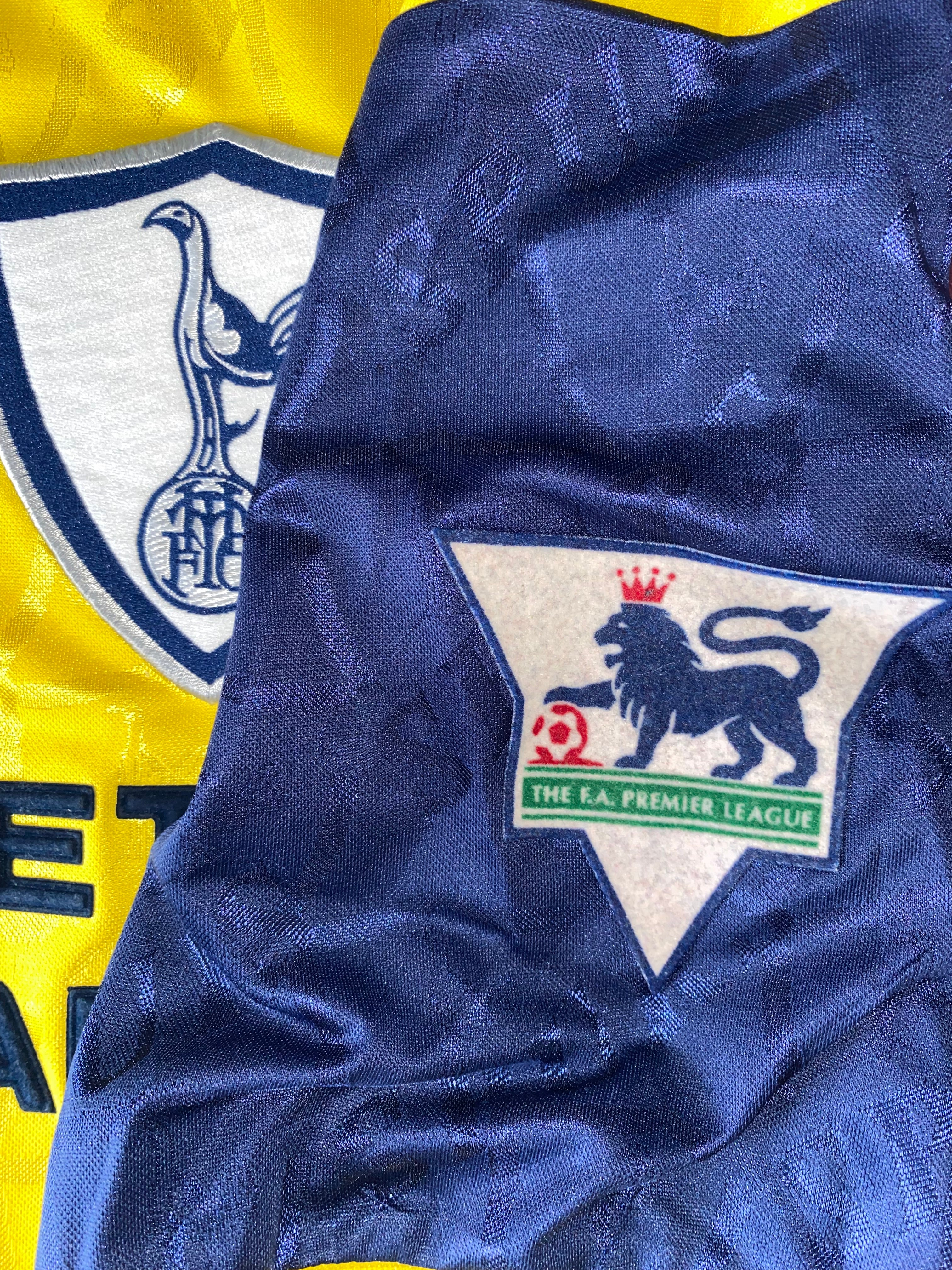 1996/97 TOTTENHAM HOTSPUR MATCH WORN AWAY SHIRT (FENN #20)