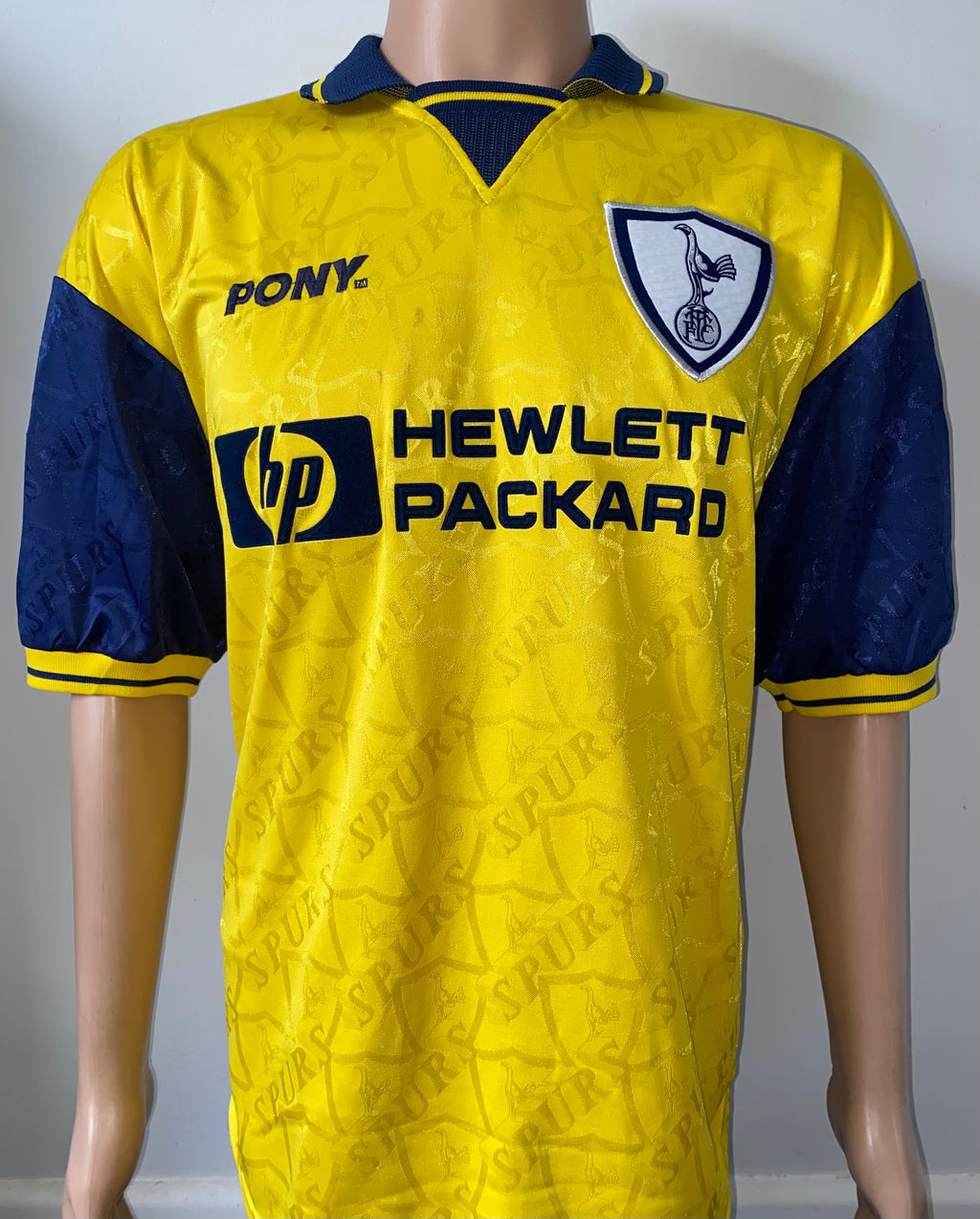 1996/97 TOTTENHAM HOTSPUR MATCH WORN AWAY SHIRT (FENN #20)